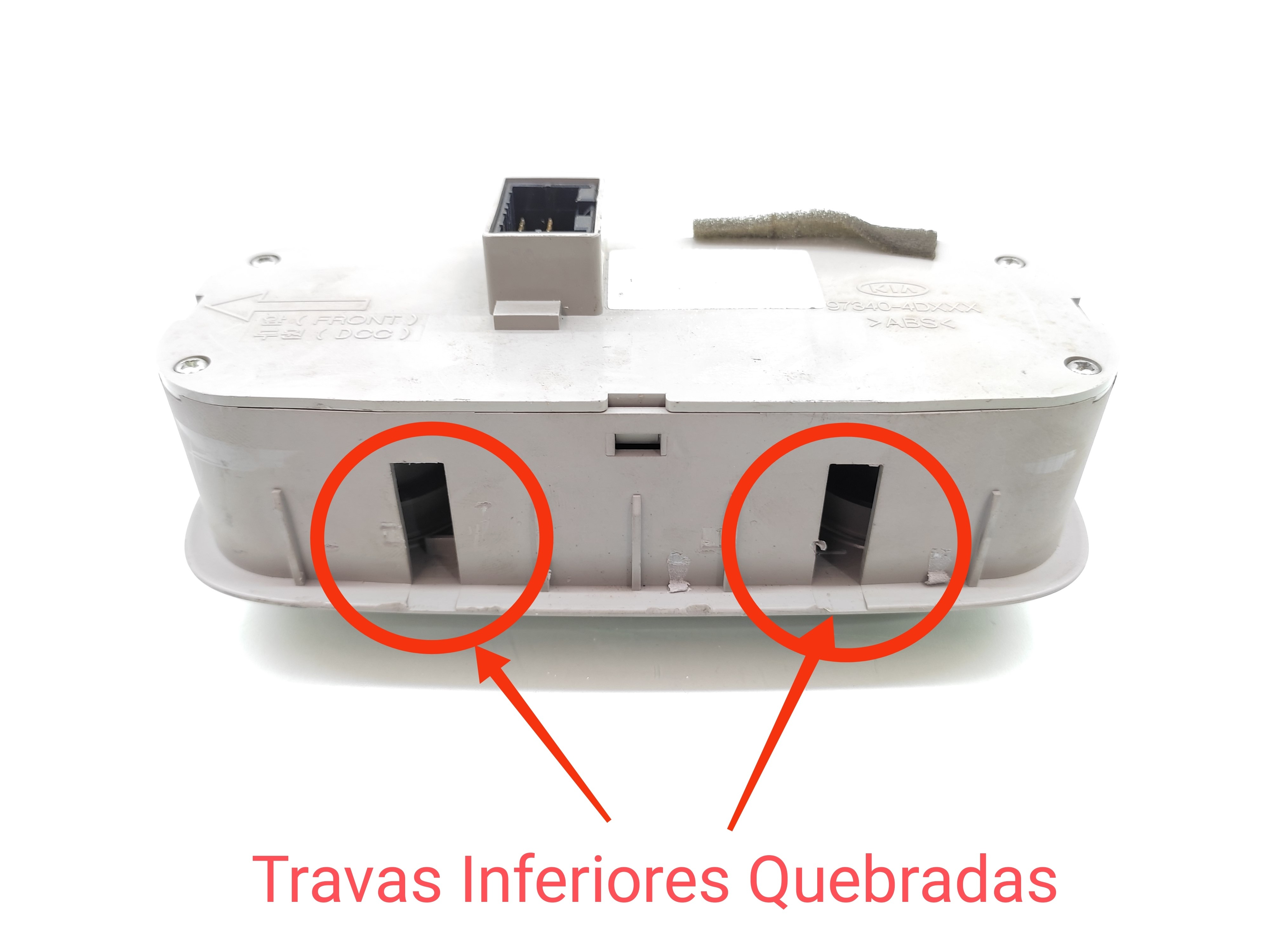Comando Ar Traseiro Teto Kia Carnival 2007 2008 *detalhe 3