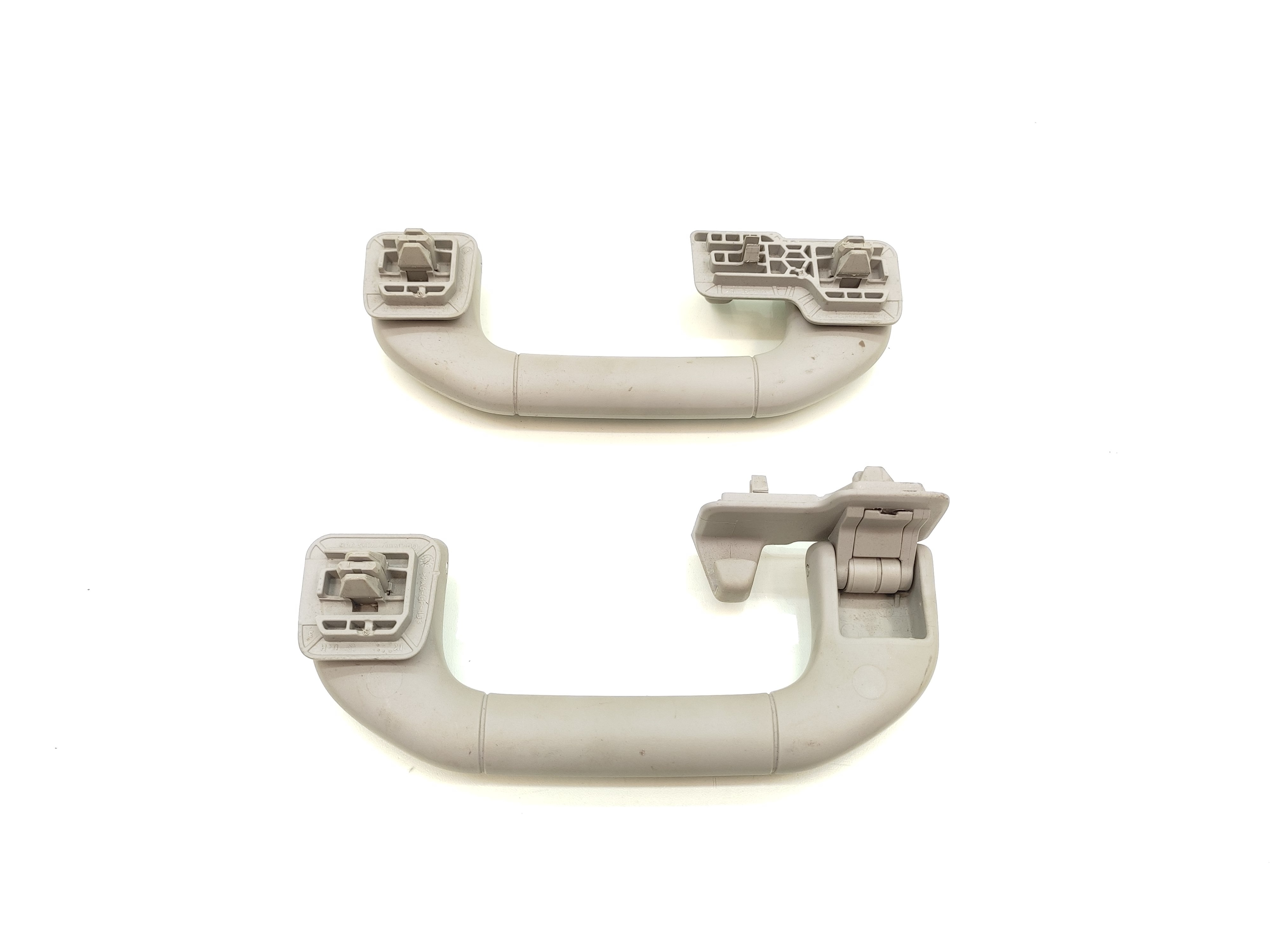 Par Alça Pega Mão Teto Traseira Mercedes C180 2010 W204 Bege 2