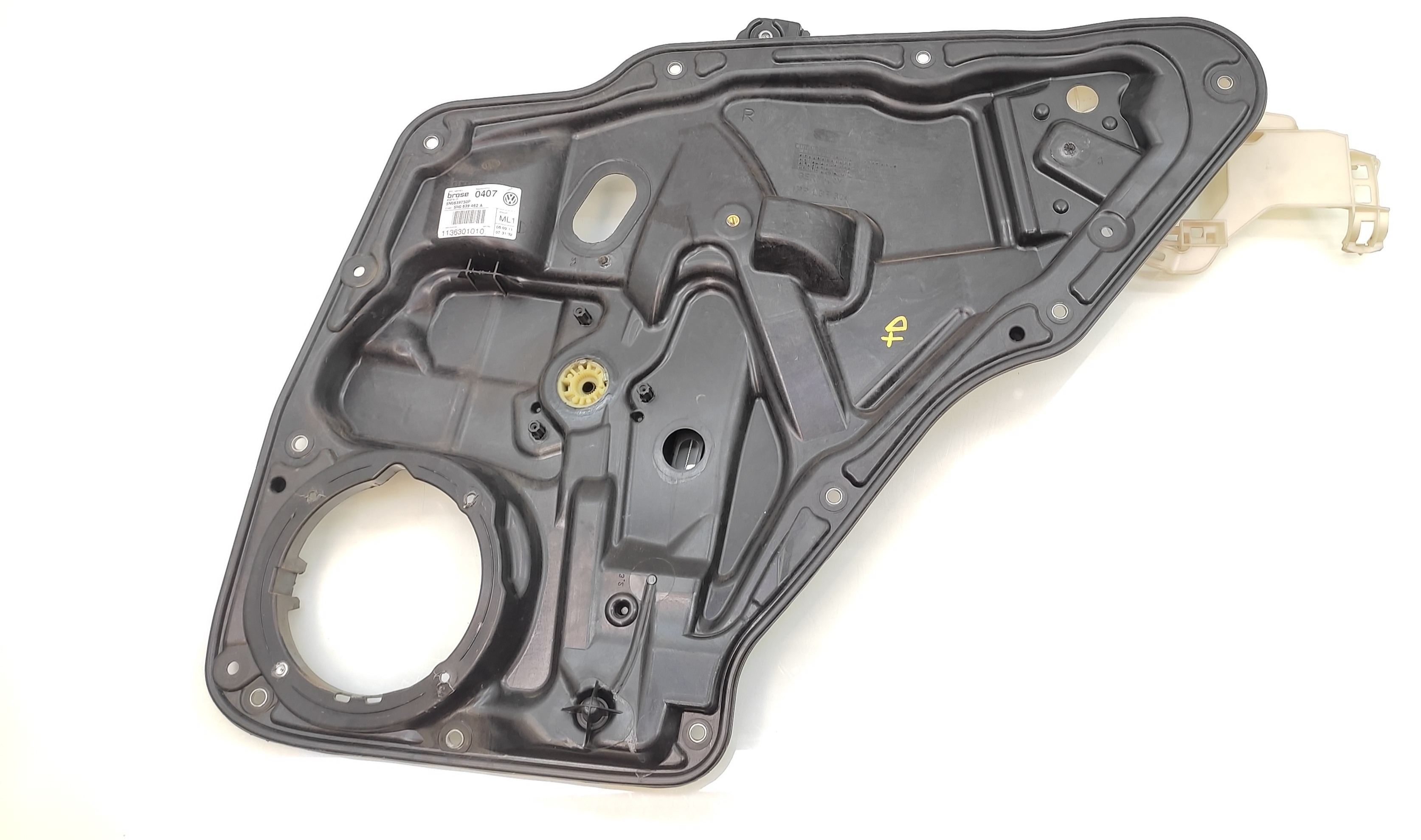 Máquina Vidro Porta Traseira Direita Vw Tiguan 2011 2012 13 1