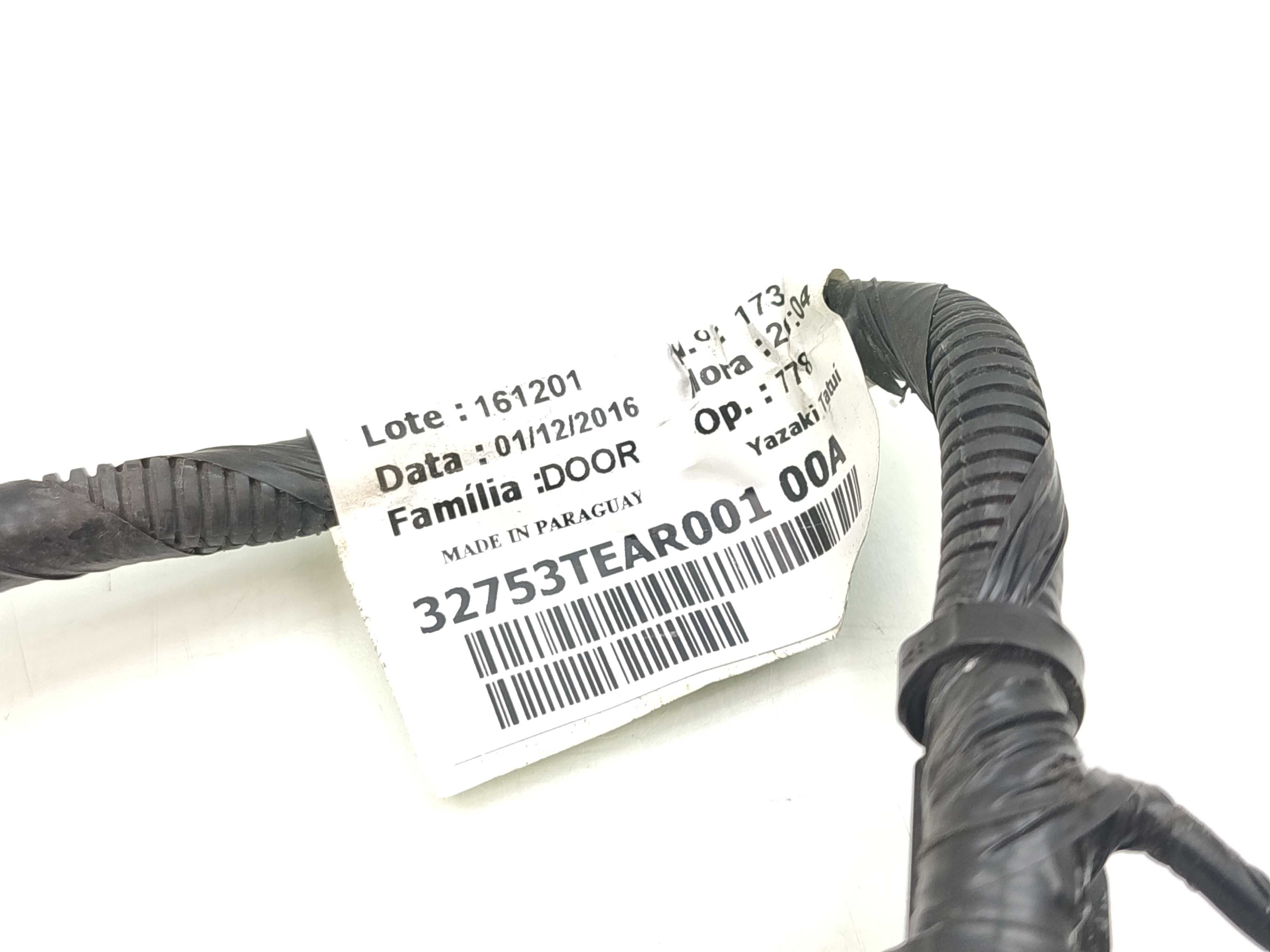 Chicote Porta Traseira Direita Honda Civic G10 2017 2018 19 7