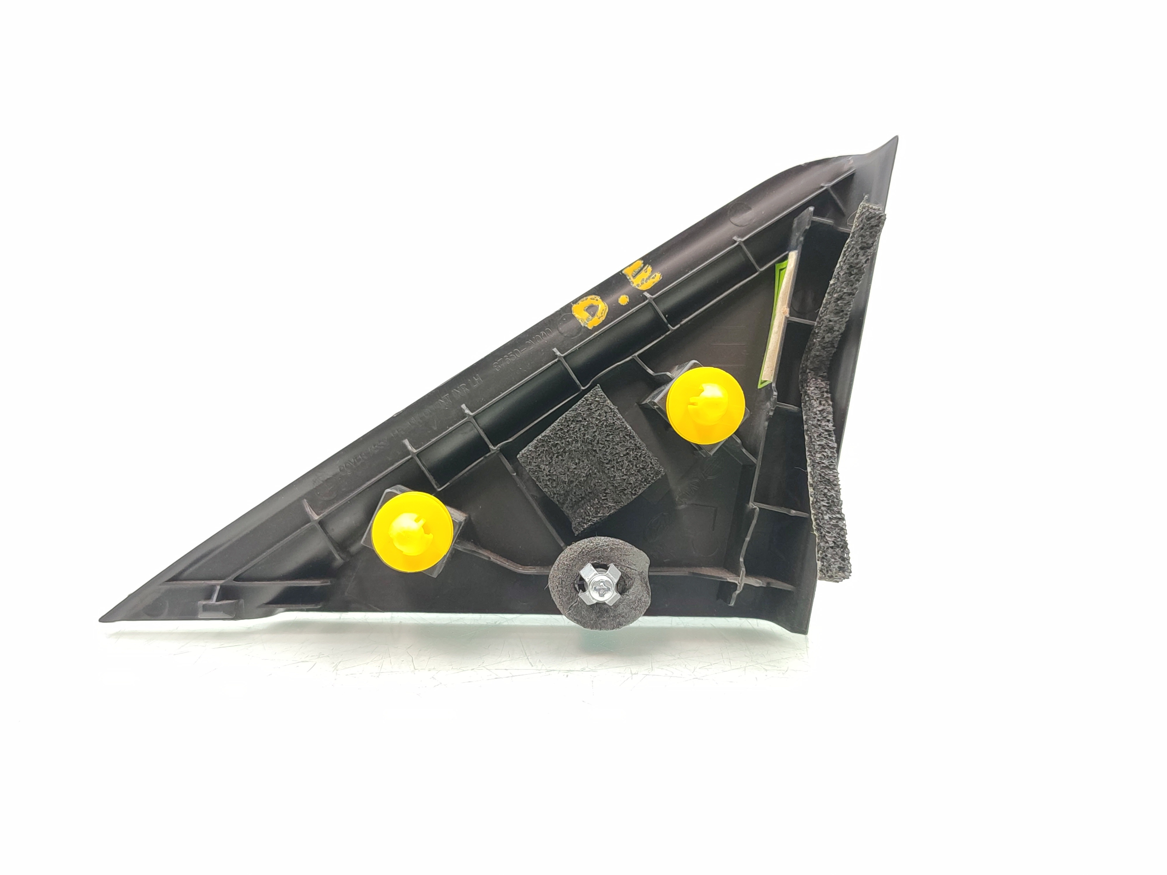 Acabamento Interno Retrovisor Esquerdo Hyundai Veloster 2011 Preto 2