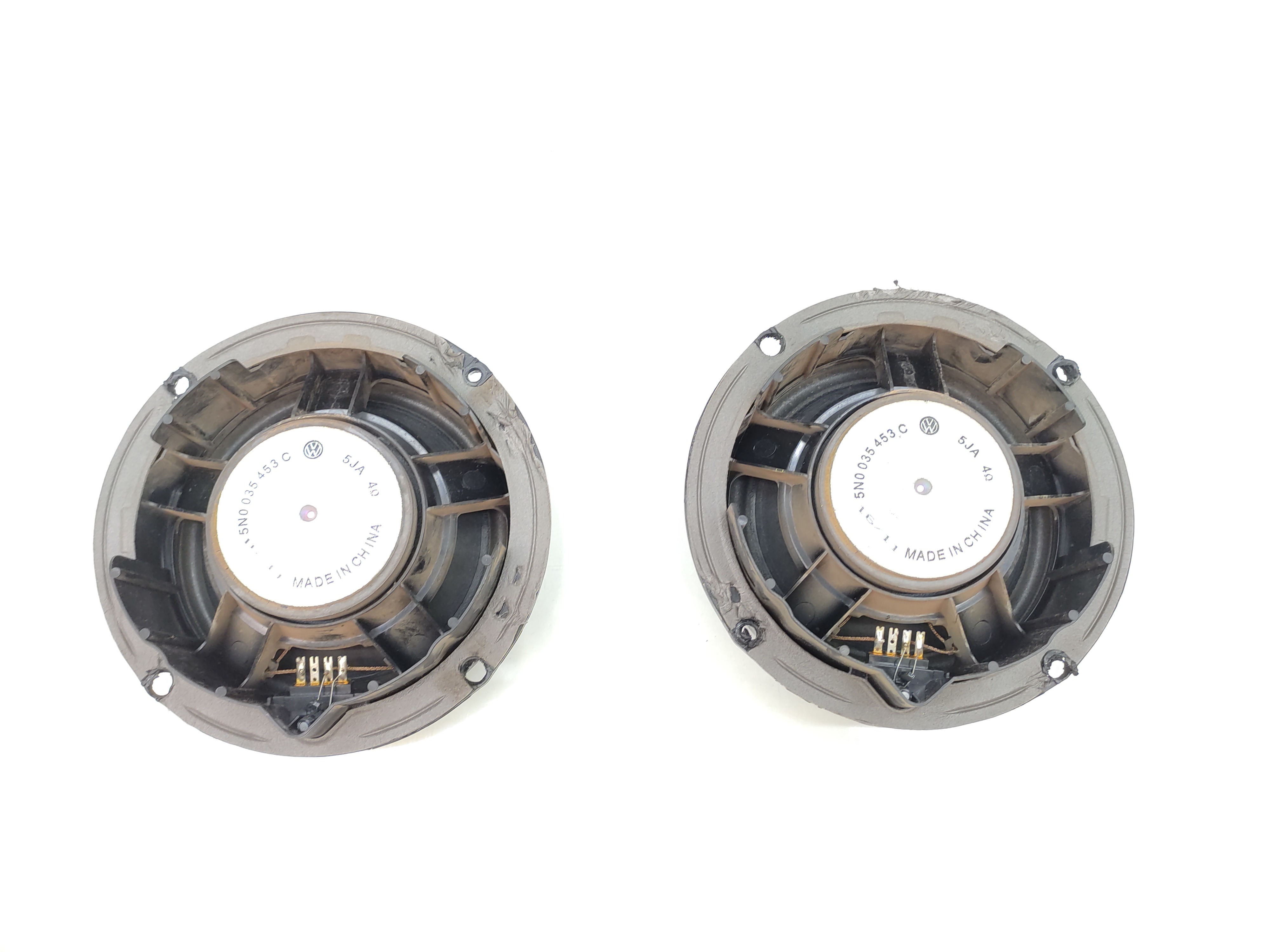 Par Alto Falante Porta Traseira Vw Tiguan 2011 2012 2013 Cinza-escuro 2