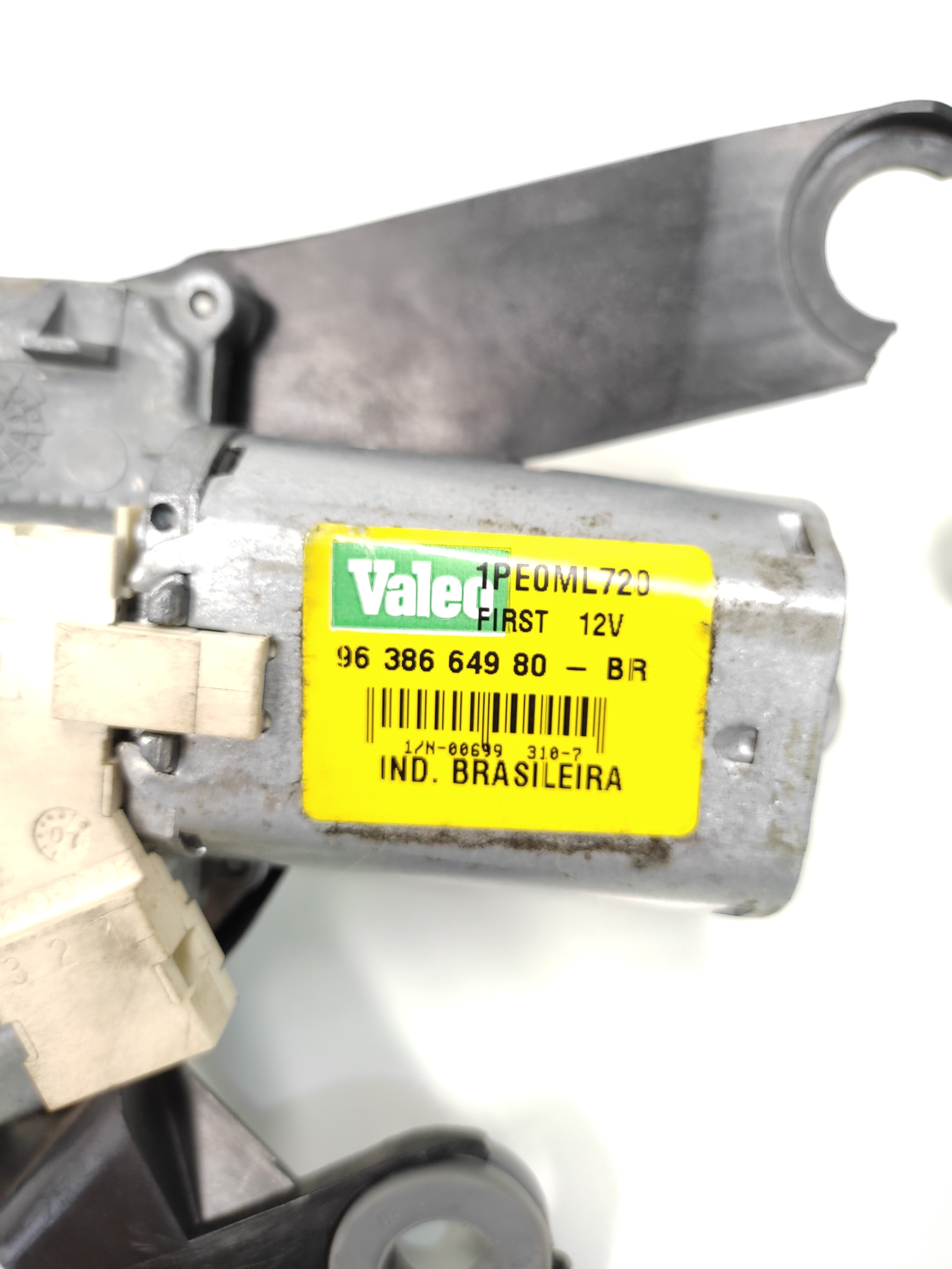 Motor Limpador Parabrisa Traseiro Peugeot 206 2007 Detalhe 2