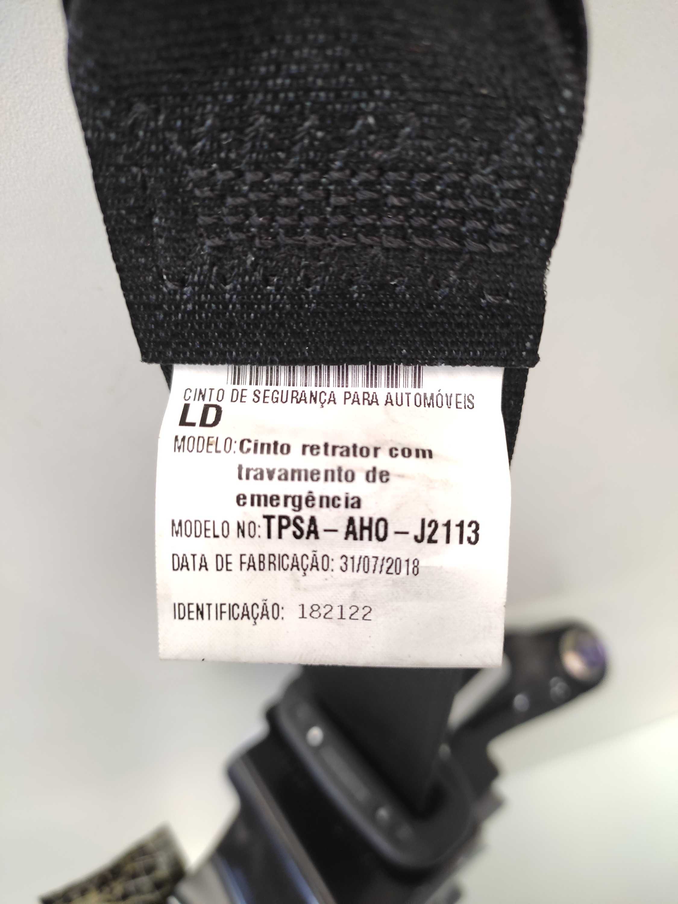 Cinto Segurança Traseiro Direito Honda Civic G10 2019 2017 5