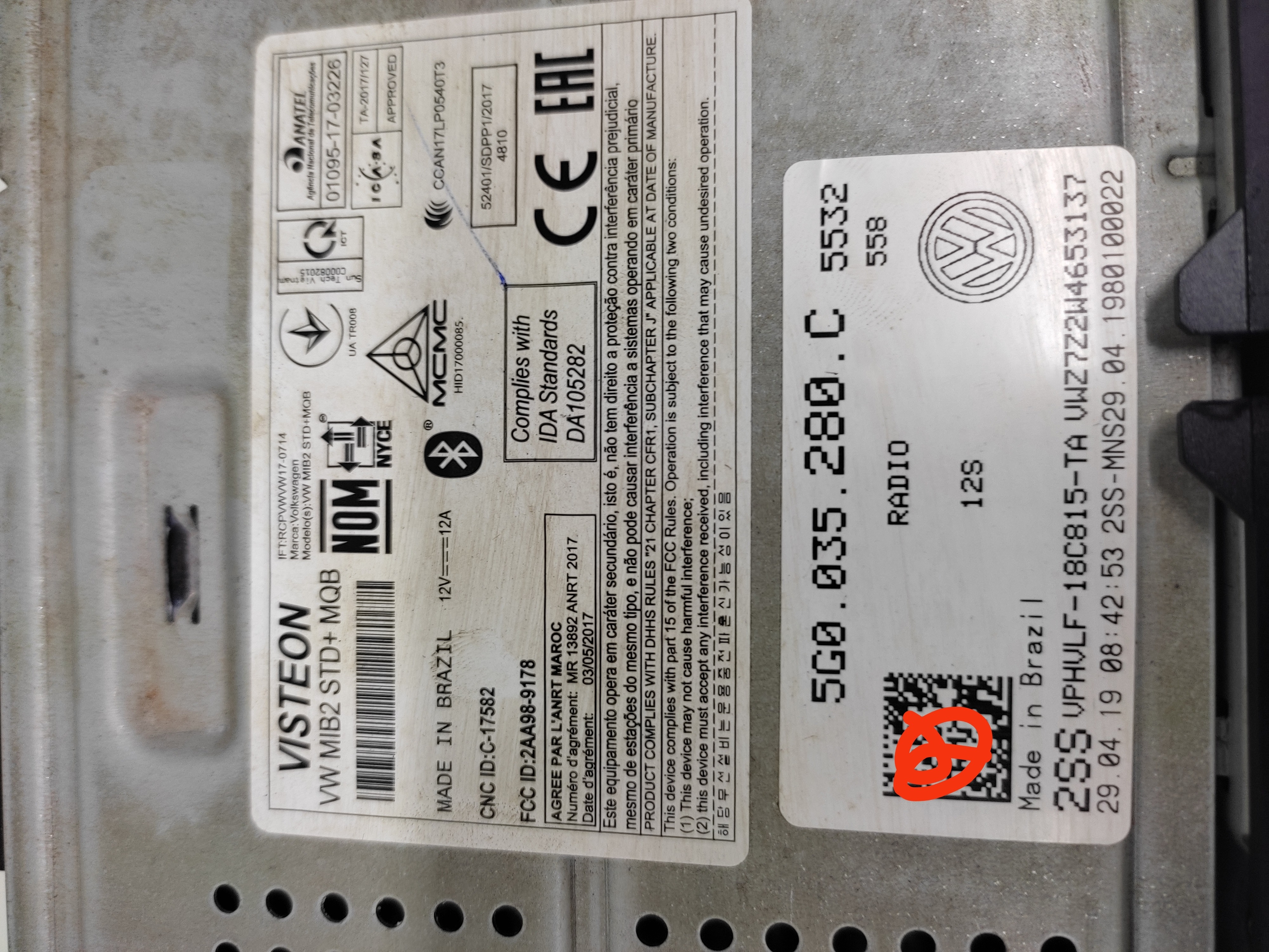 Central Multimídia Touch Original Vw Polo 2019 2020 5