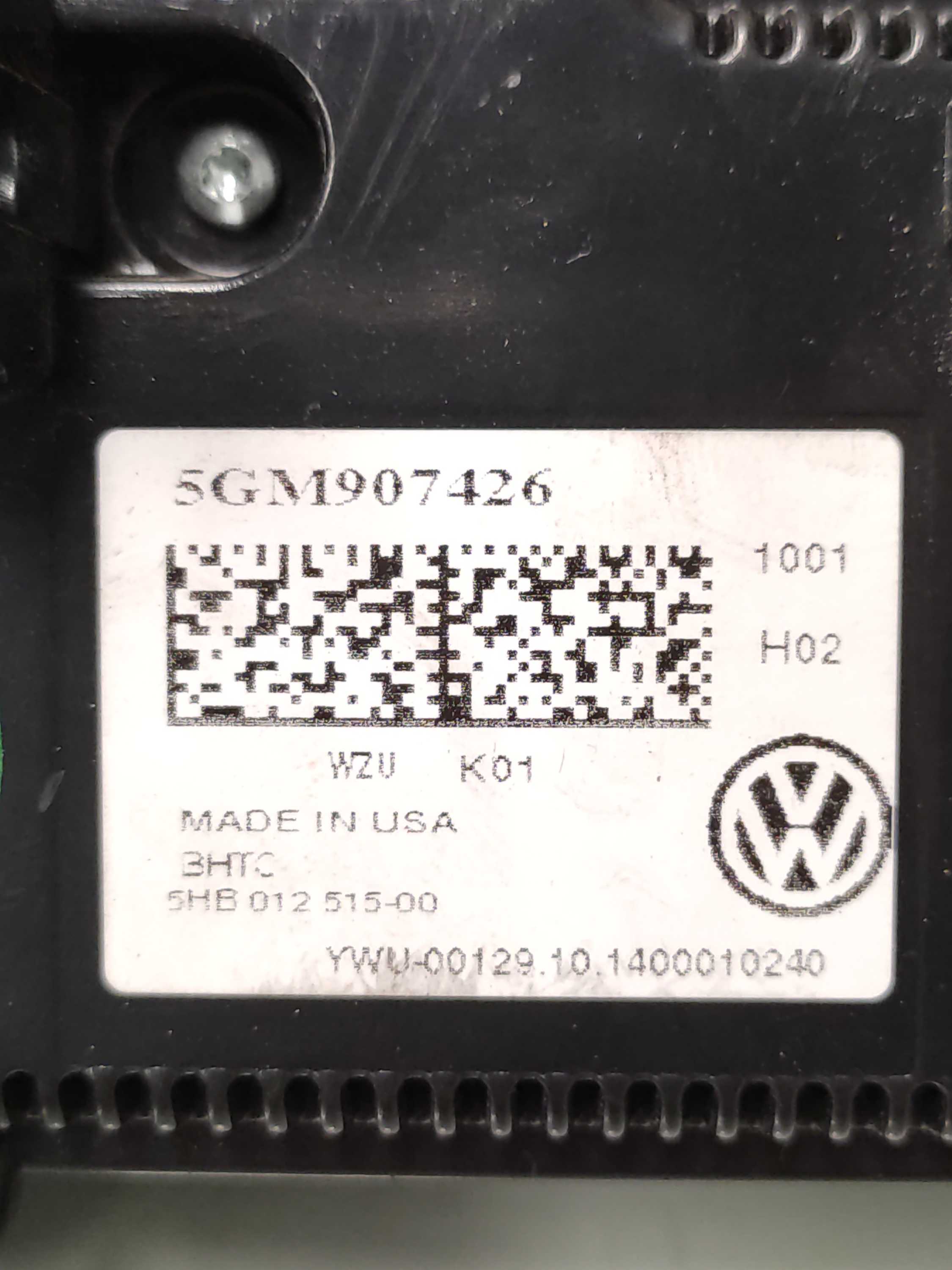 Comando Do Ar Condicionado Vw Golf 1.4 Tsi 2015 Mk7 7