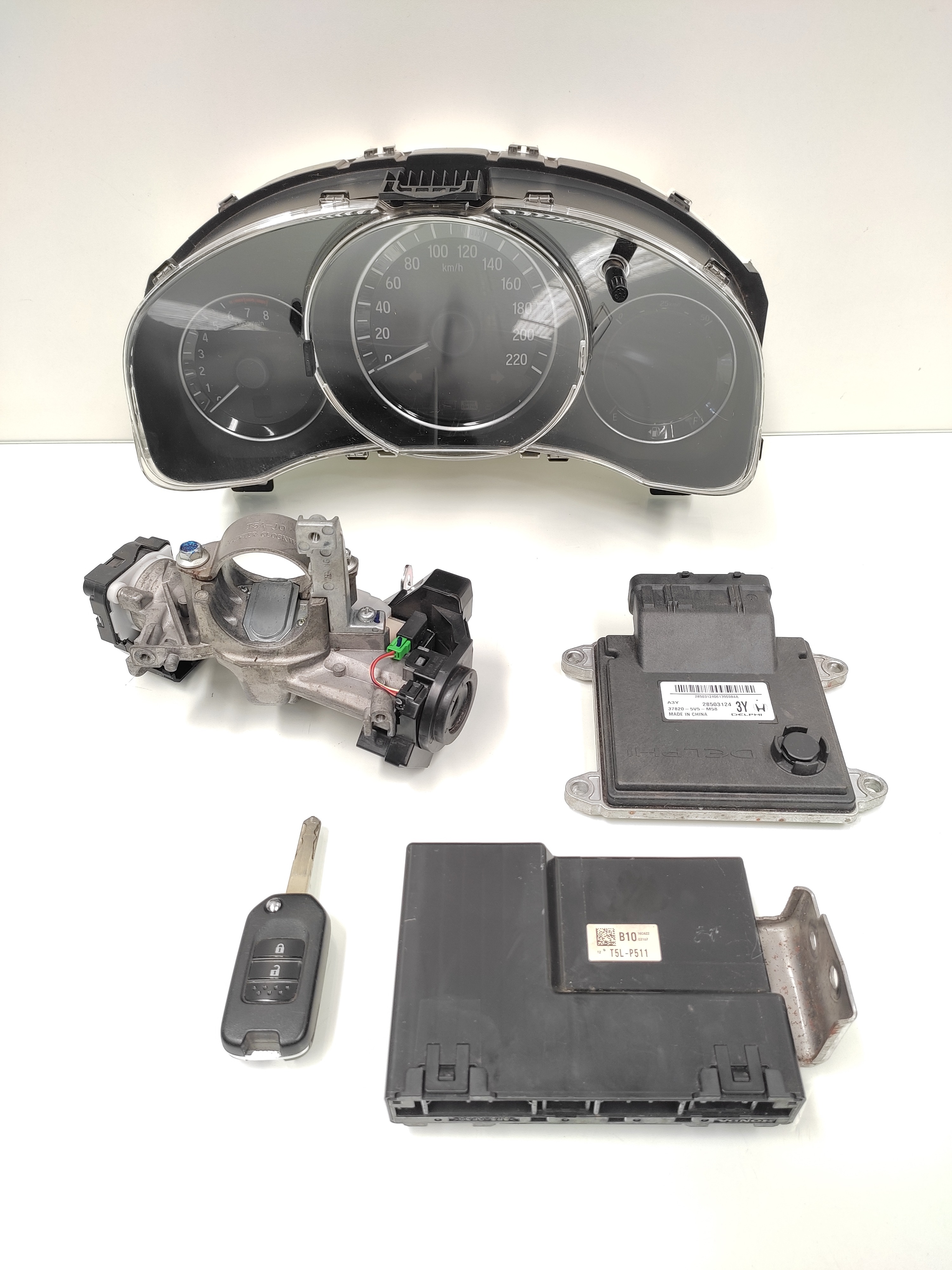 Kit Code Módulo Injeção Honda Fit 1.5 2016 Ex Automático 1