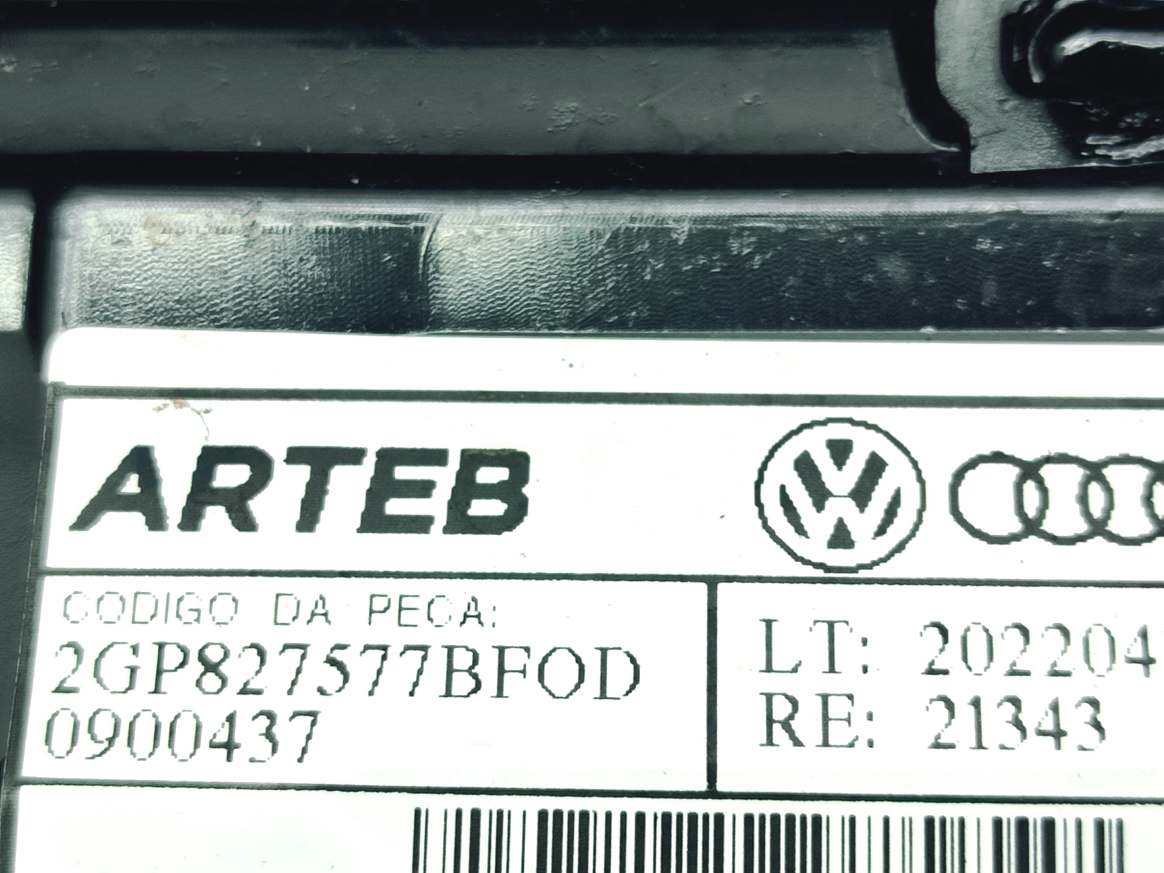 Aplique Moldura Tampa Traseira Vw Tcross 2020 2021 2022 2023 6