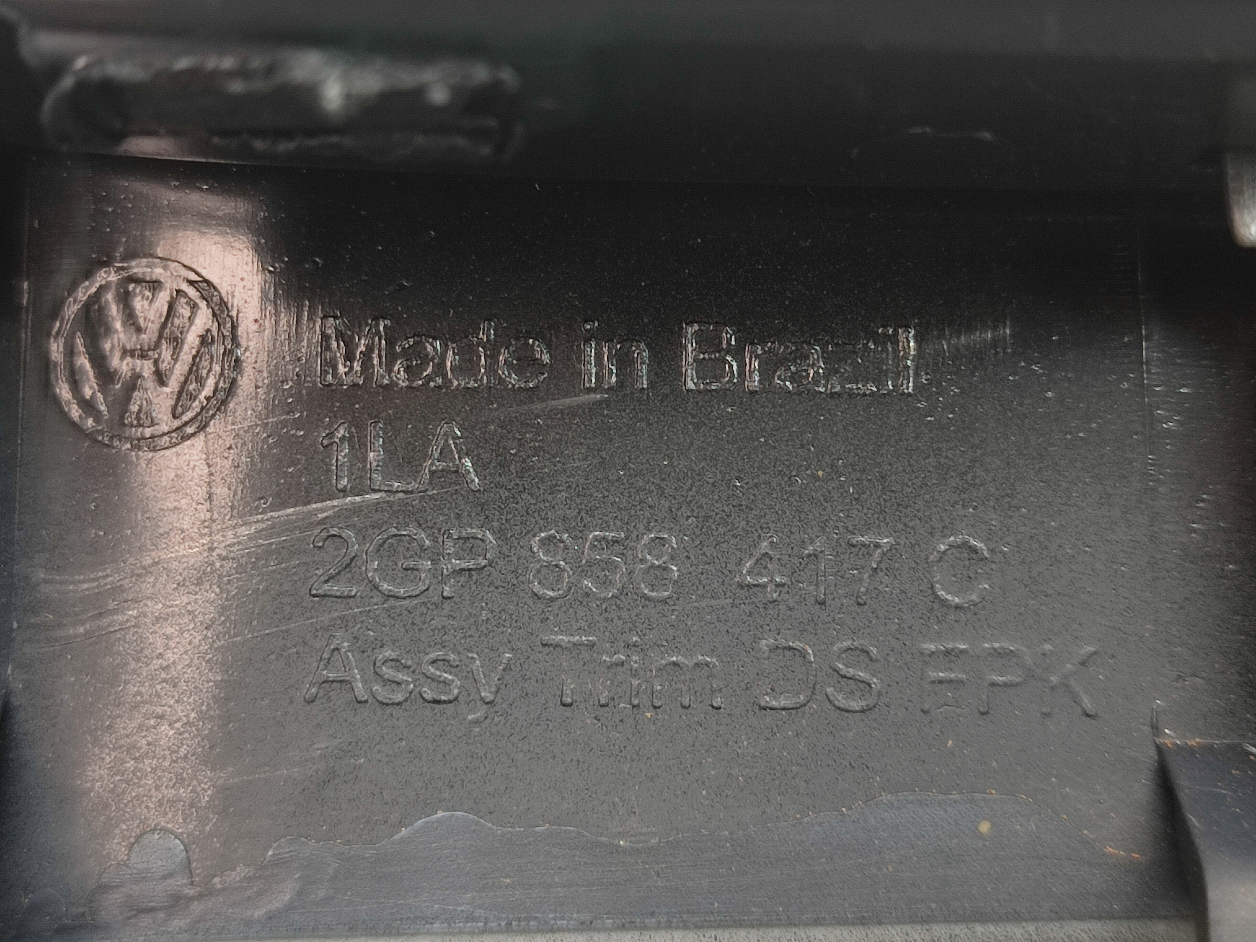 Moldura Painel Instrumentos Vw Tcross 2021 2022 Azul Escuro 7