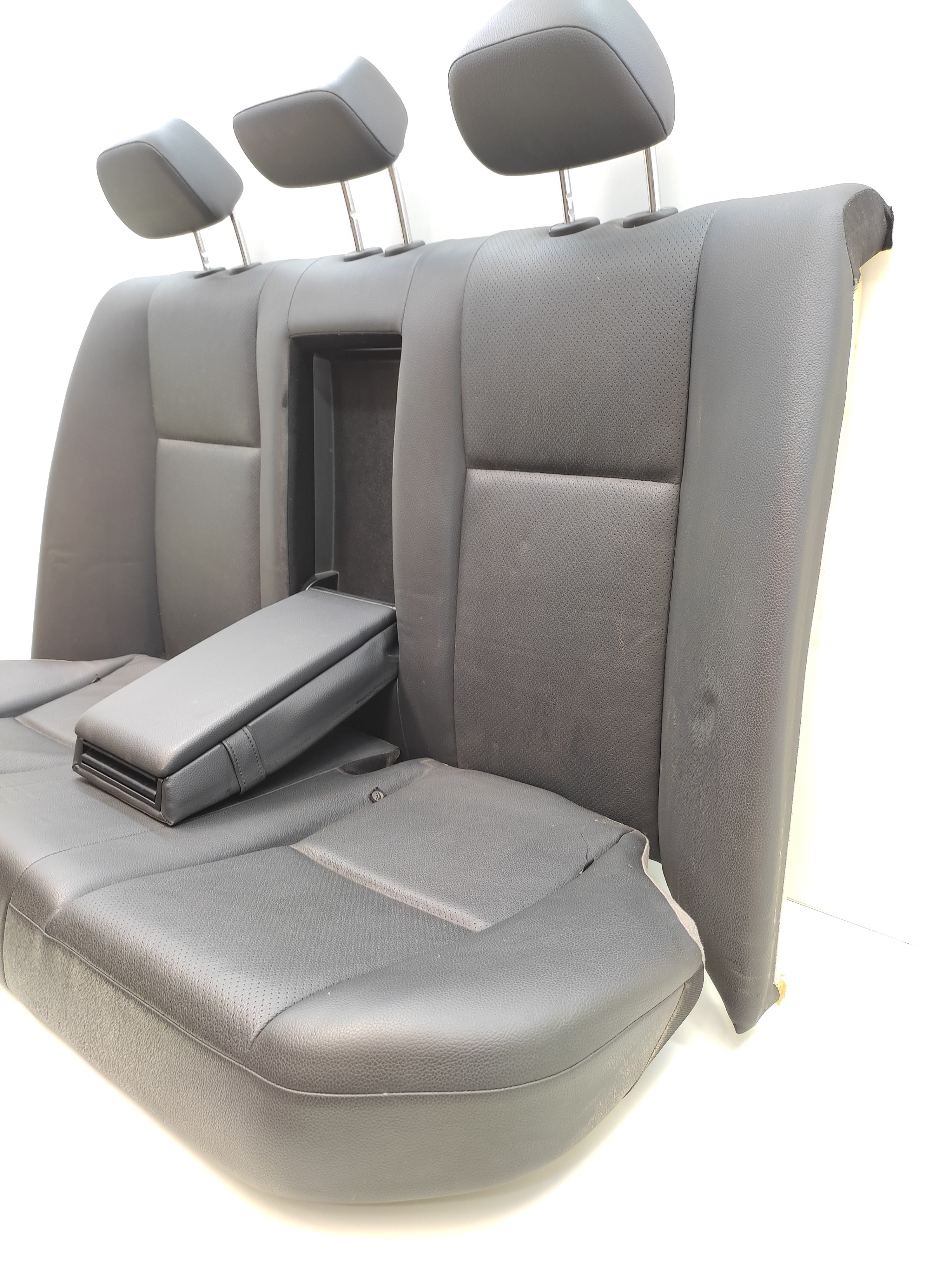 Banco Traseiro Em Couro Mercedes C180 2010 Original  Preto 3