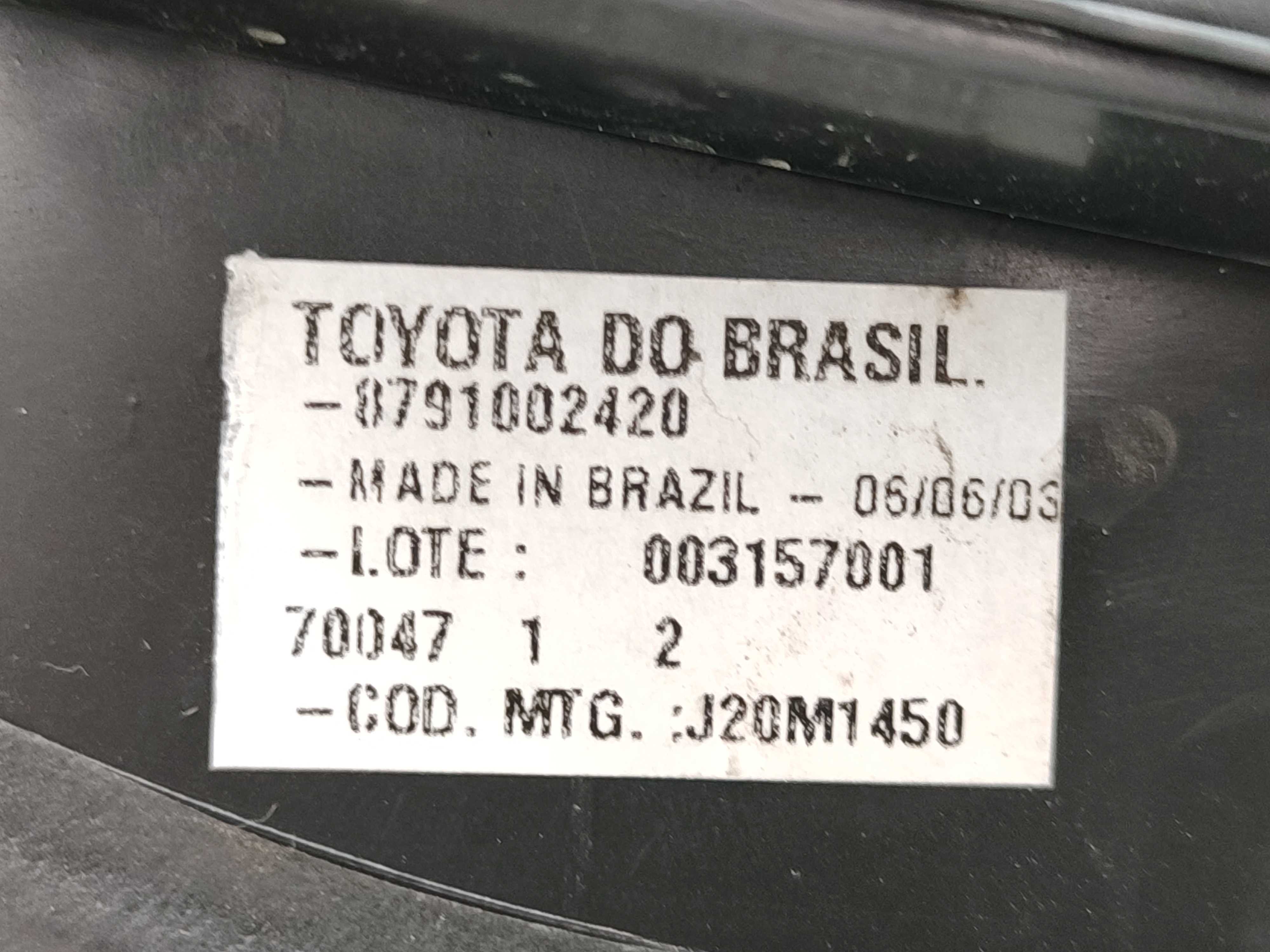 Retrovisor Direito Toyota Corolla 2003 Á 2008 Cinza 4