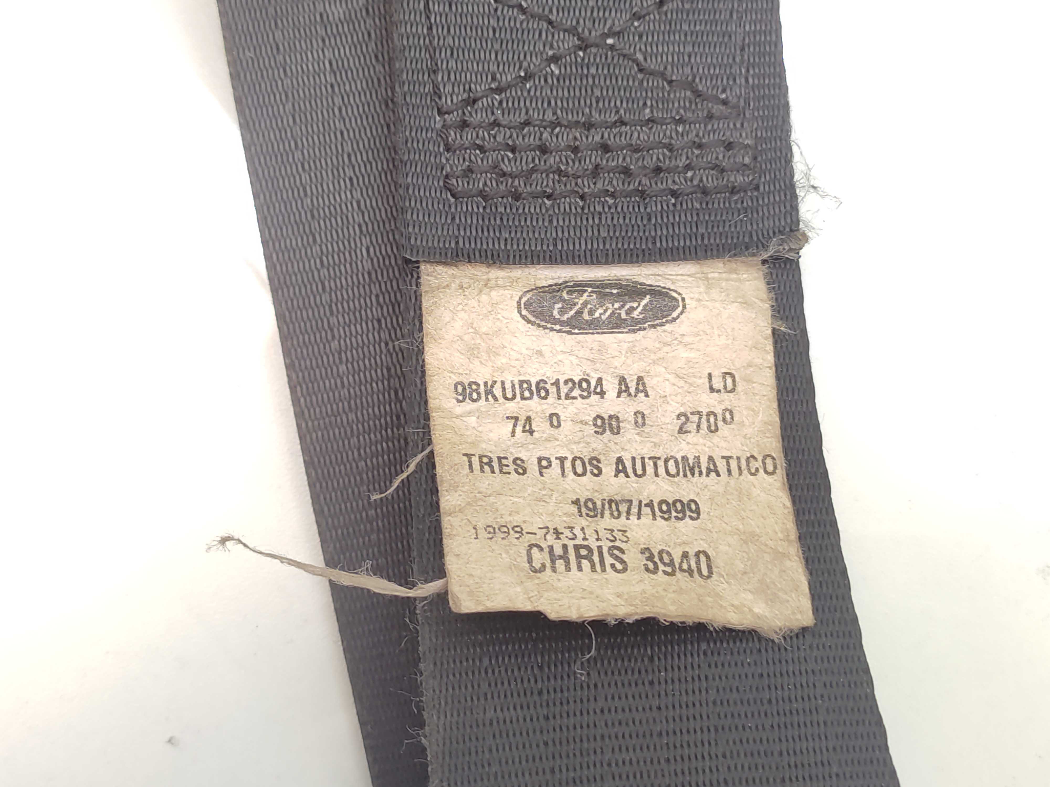 Cinto Segurança Dianteiro Direito Ford Ka Endura 1998 1999 4