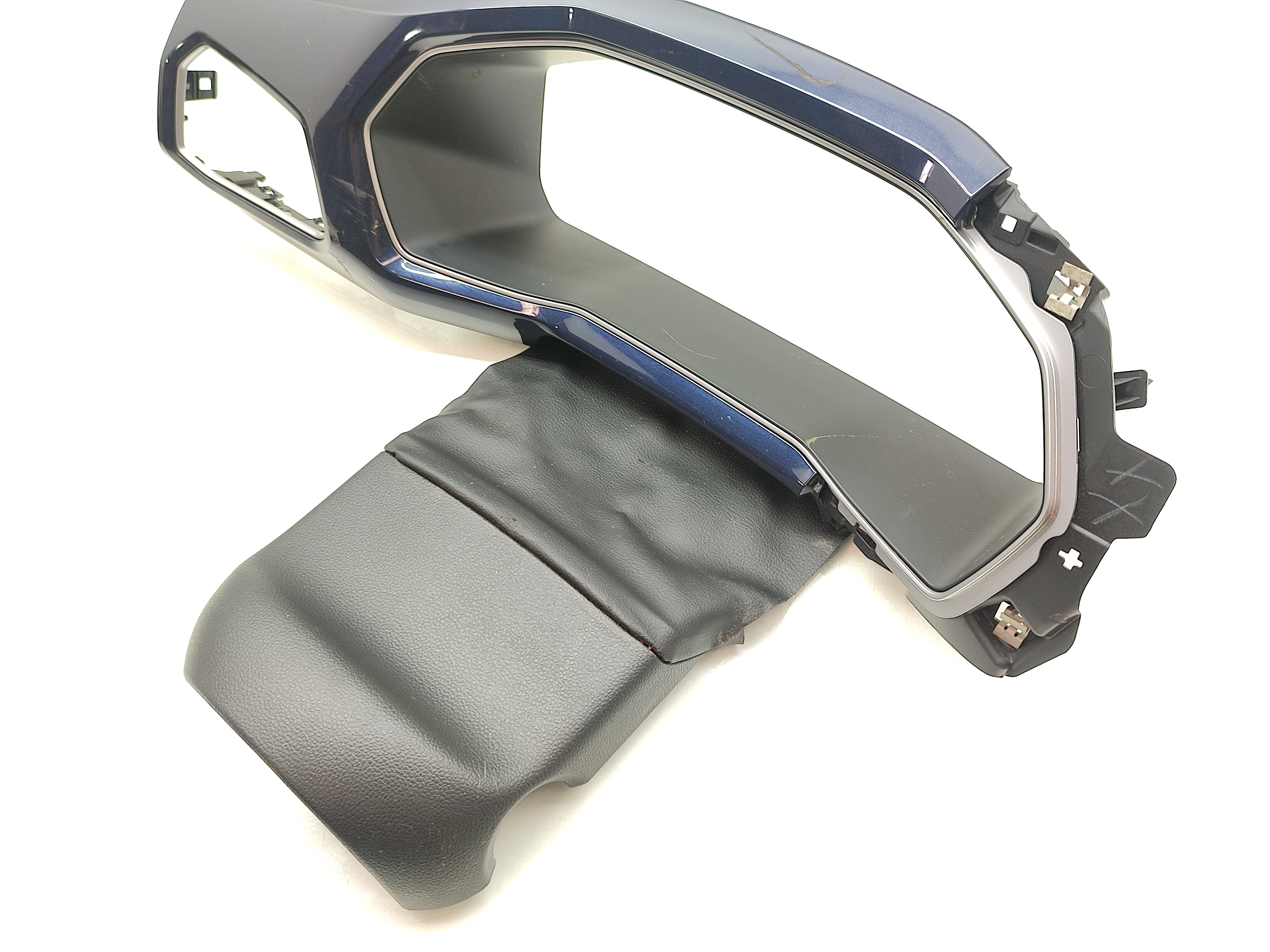 Moldura Painel Instrumentos Vw Tcross 2021 2022 Azul Escuro 2