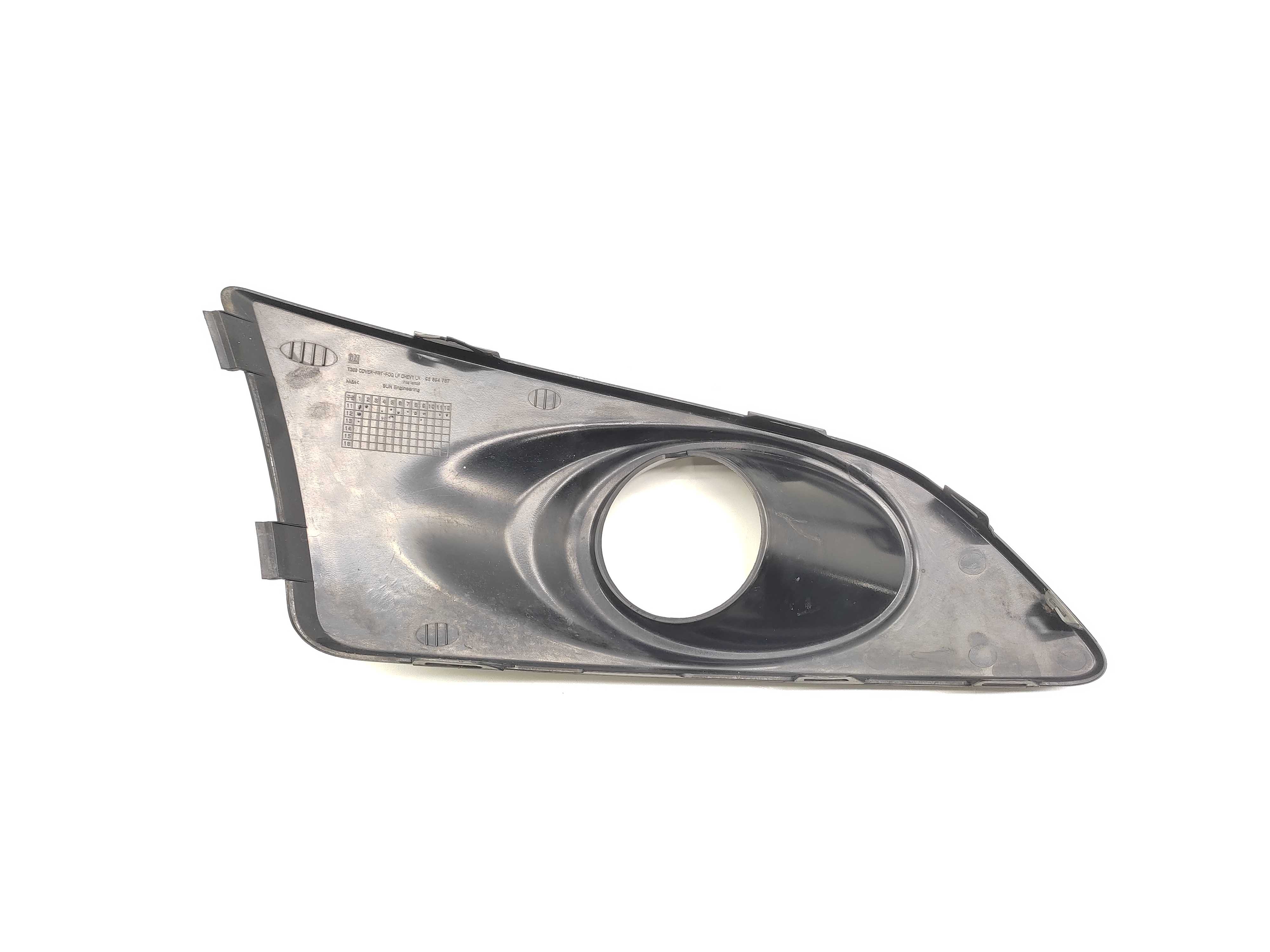 Acabamento Farol Milha Lado Esquerdo Gm Sonic 2012 2013 14 Preto Esquerdo 2
