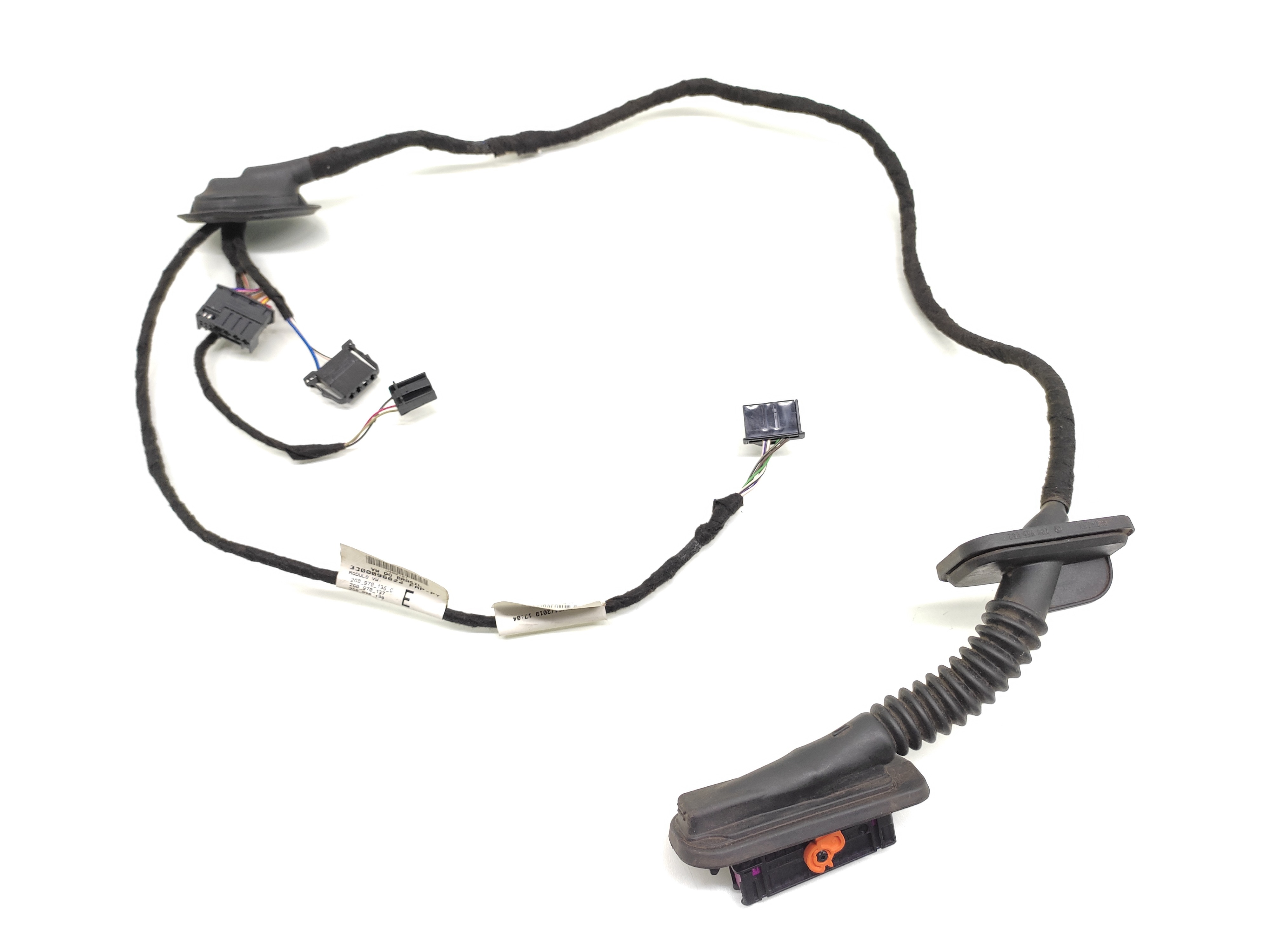 Chicote Porta Traseira Esquerda Vw Polo 2018 2019 2020 1