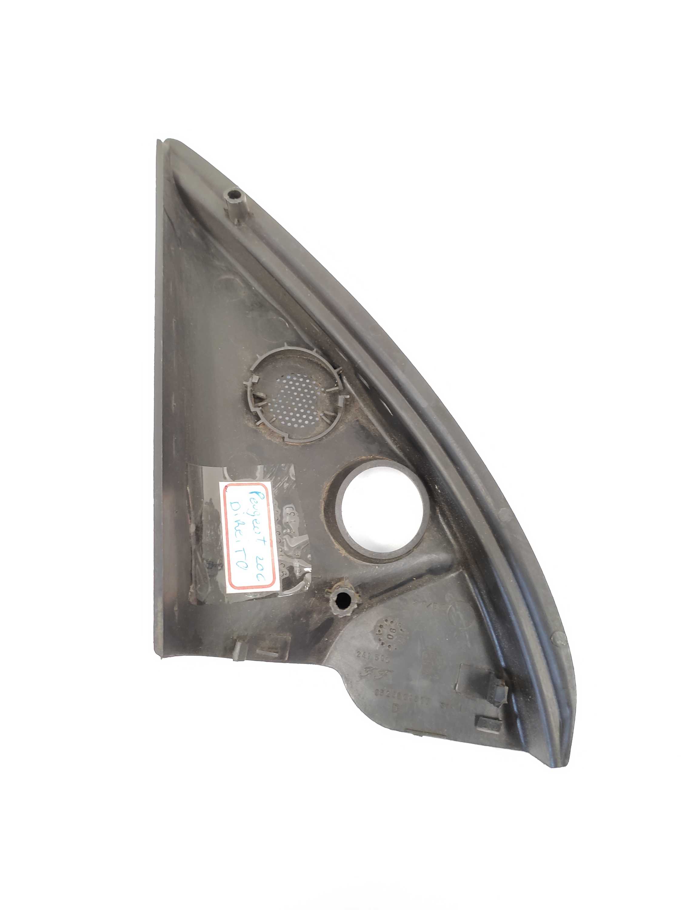 Acabamento Interno Retrovisor Direito Peugeot 206 2008 4p Preto 2