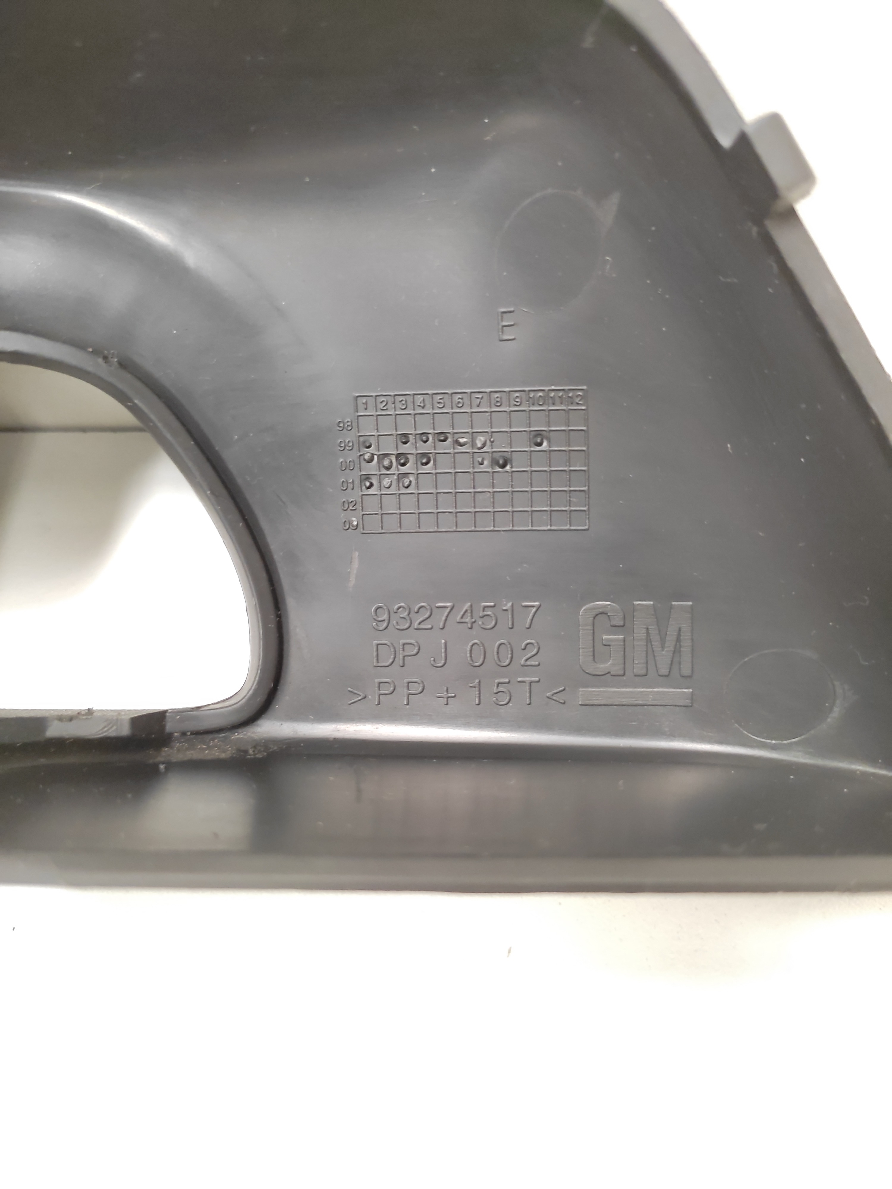 Moldura Maçaneta Interna Traseira Esquerda Gm Astra 2001 4p Traseira 3