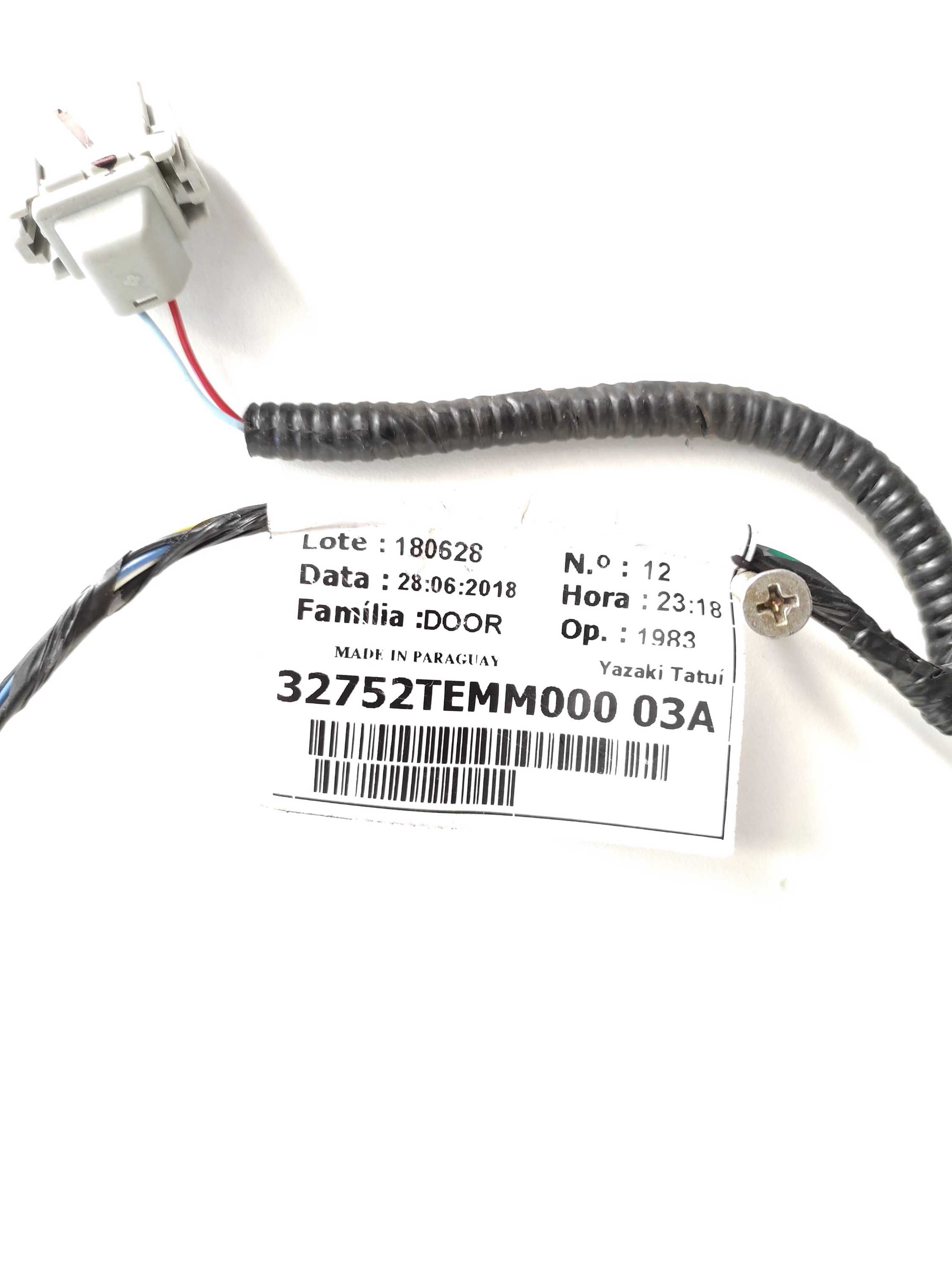 Chicote Elétrico Porta Dianteira Direita Honda Civic 2019 2