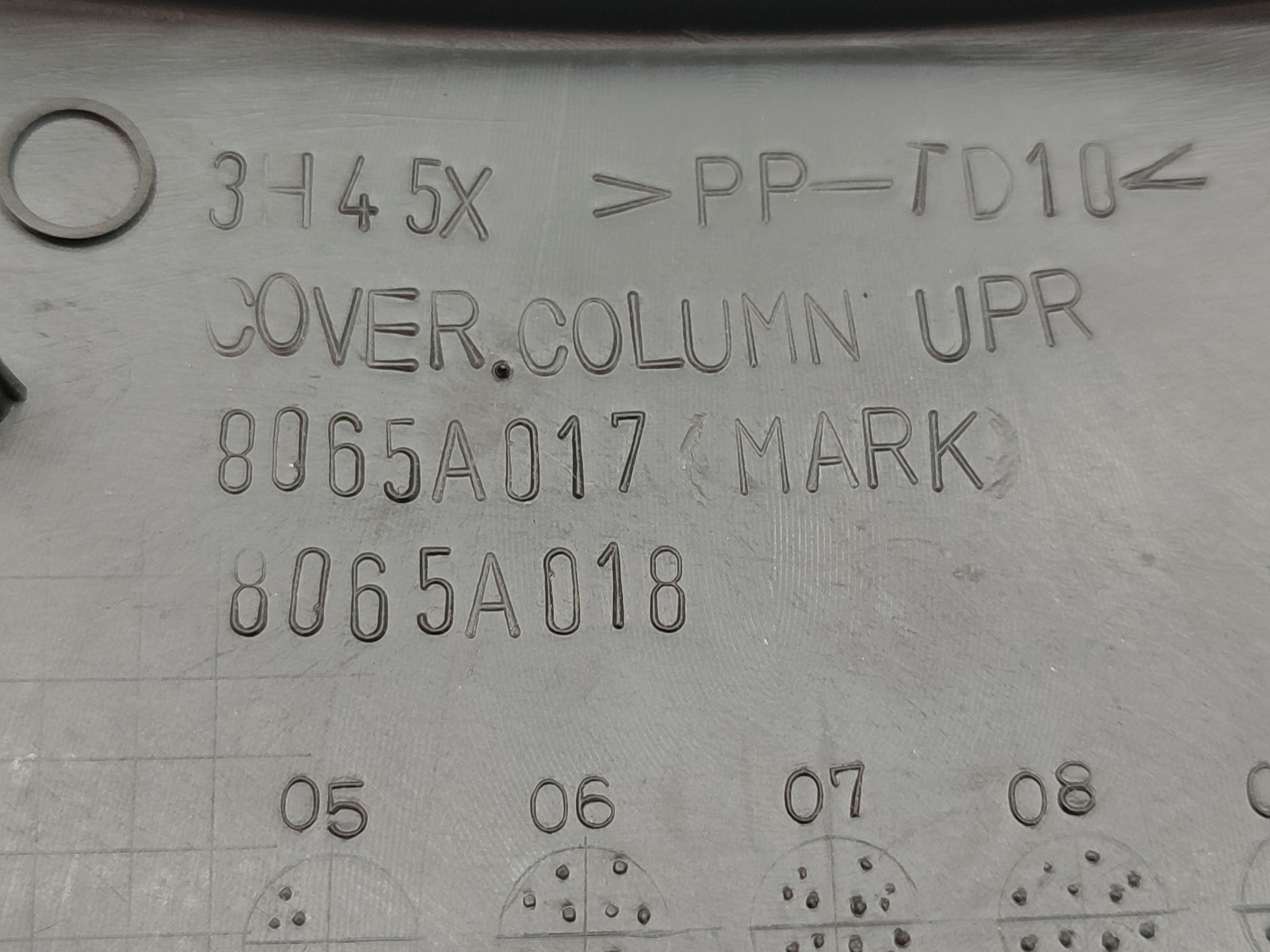 Acabamento Inferior Coluna Direção Mitsubishi Lancer 2014 3