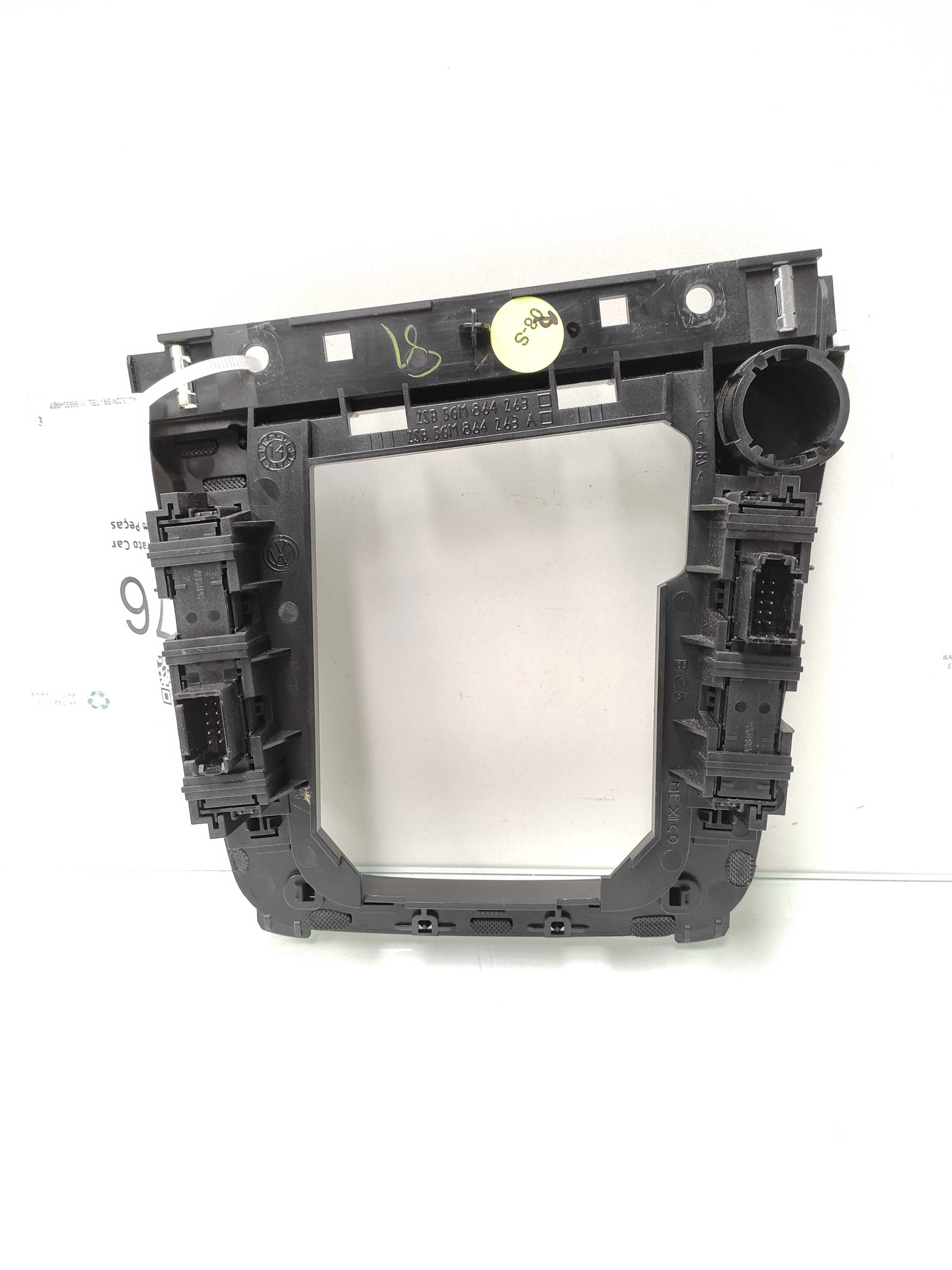 Moldura Console Central Alavanca Marcha Vw Golf Mk7 2015 2