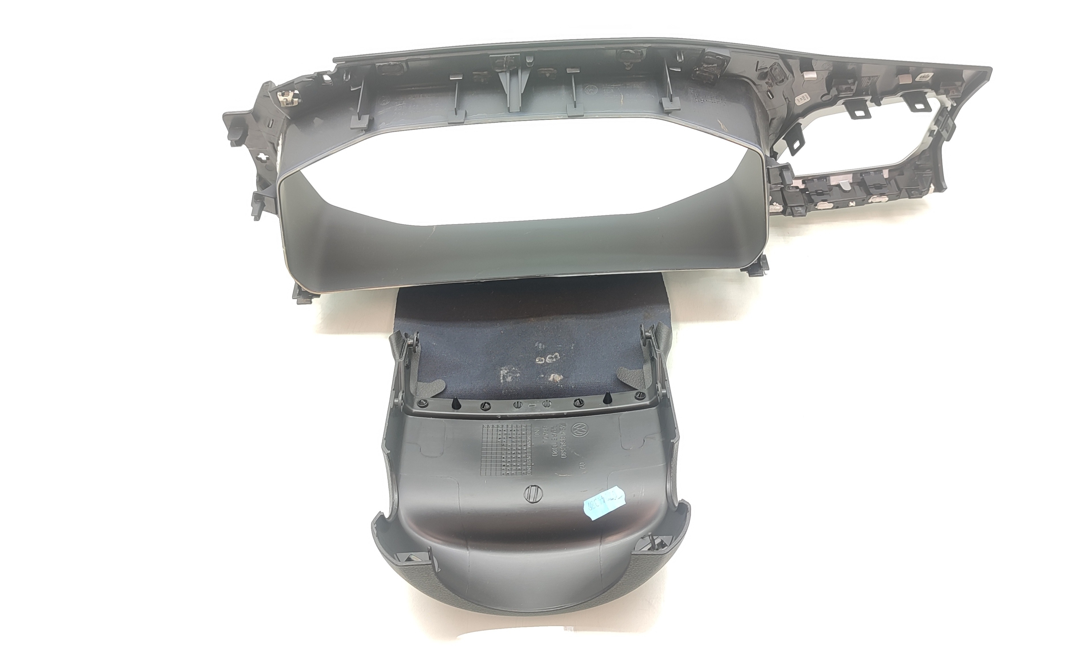 Moldura Painel Instrumentos Vw Tcross 2021 2022 Azul Escuro 6