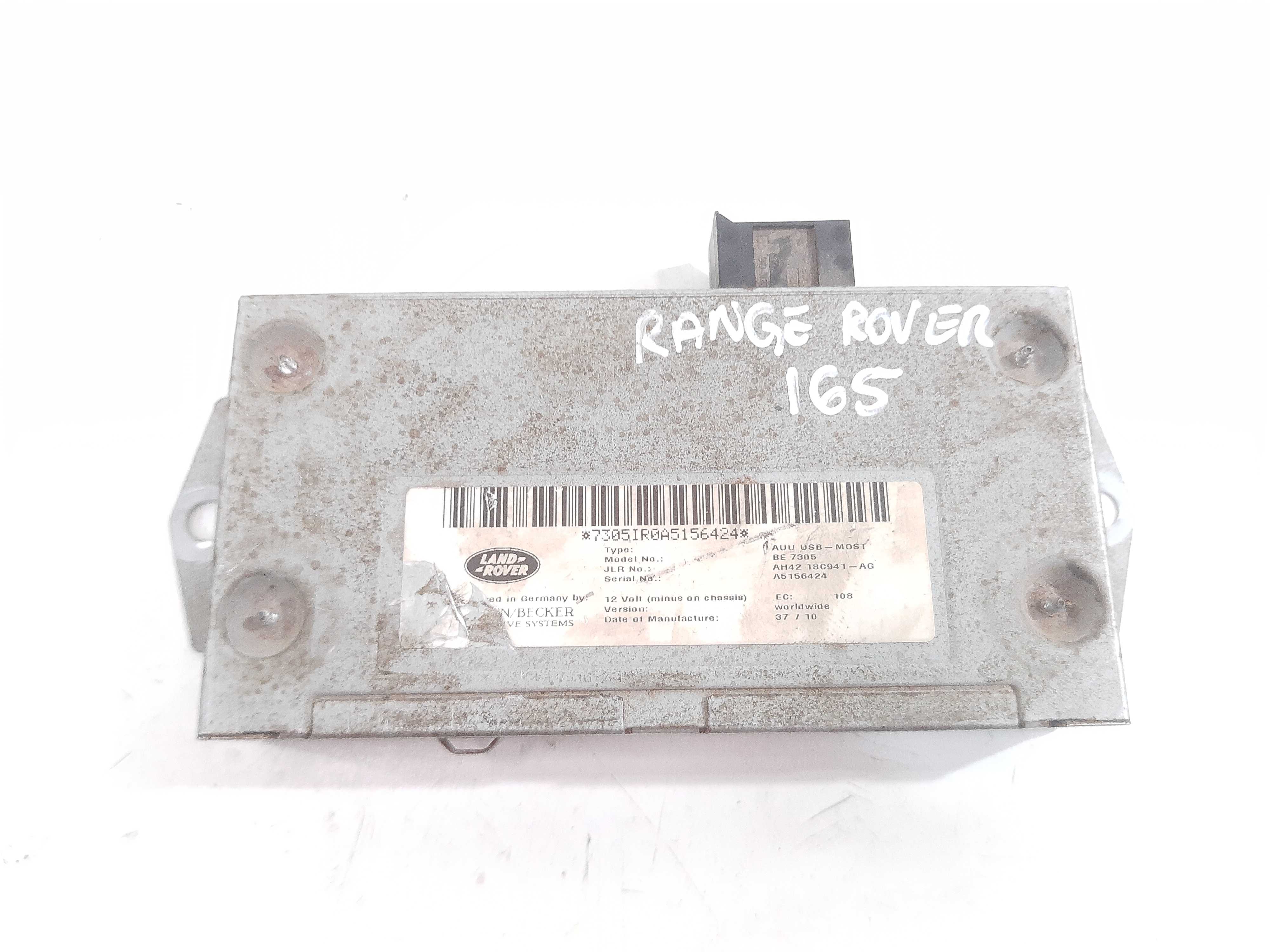 Módulo  Áudio Usb Land Rover Range Rover 2010 2011 Á 2013 Xx