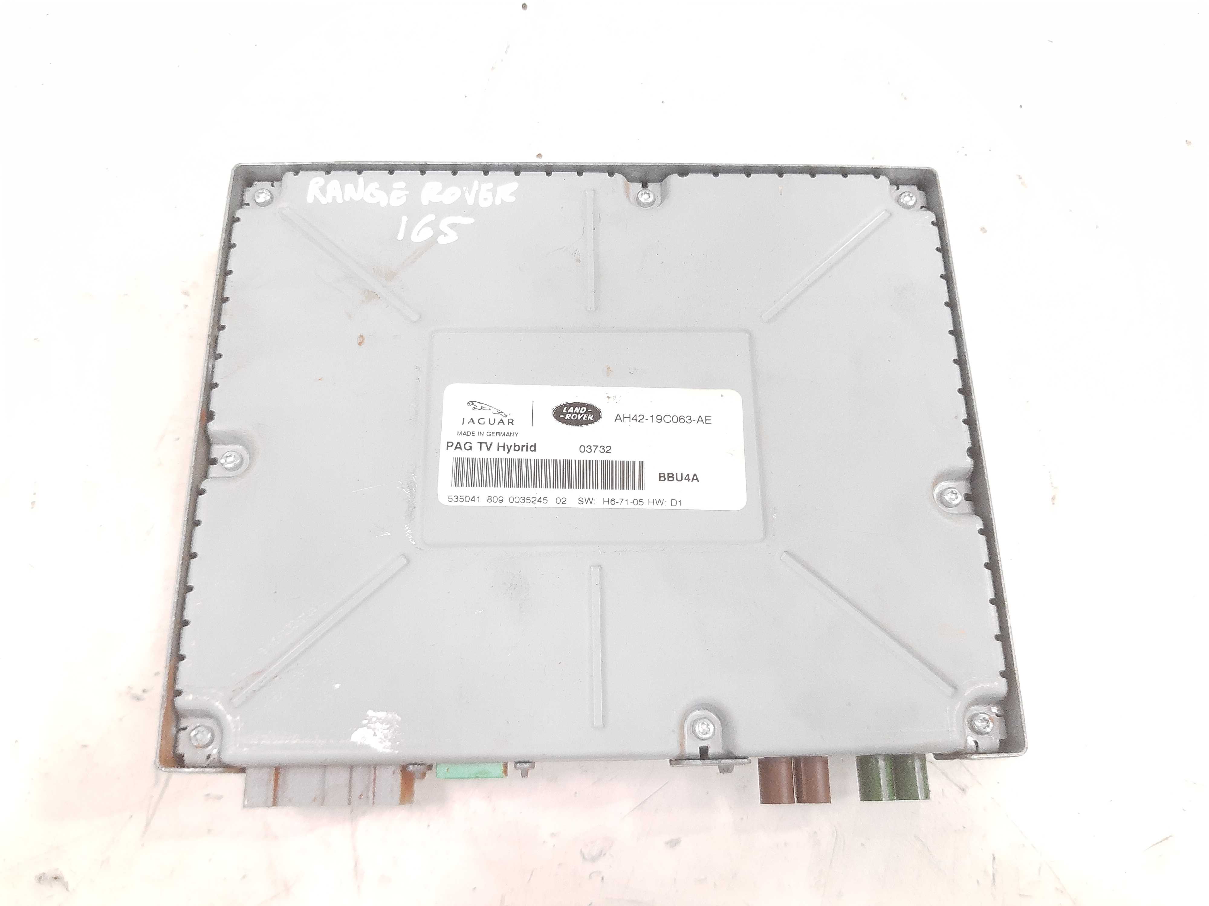 Módulo Controle Tv Range Rover 2010 2011 2012 2013