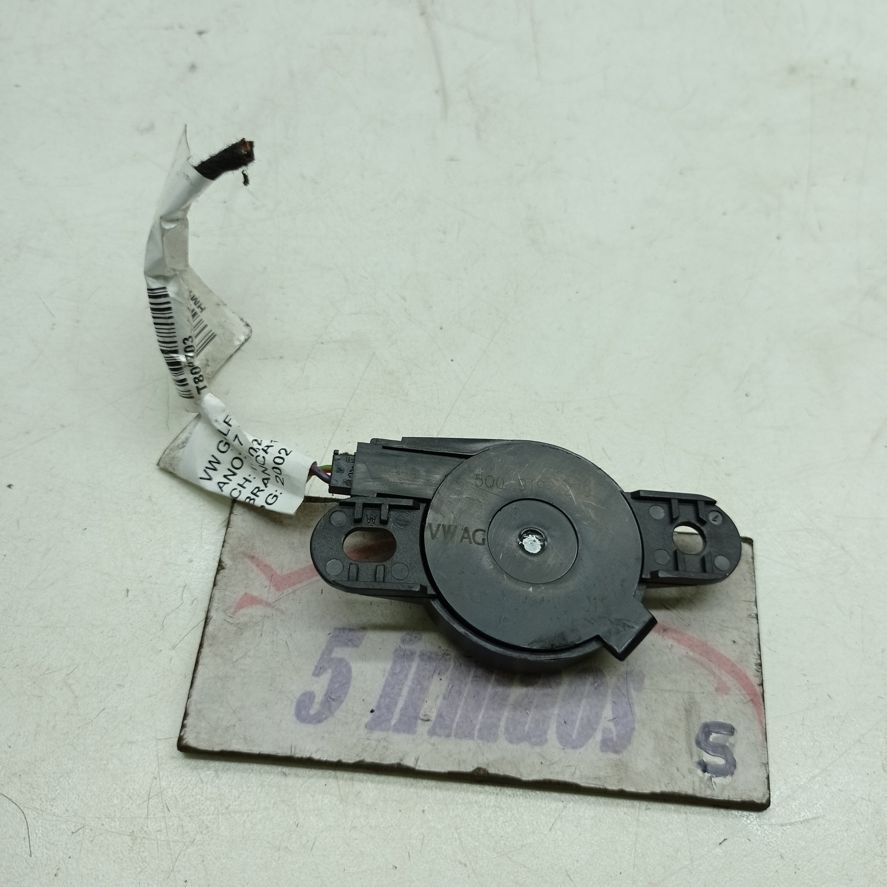 Sirene Sensor Estacionamento Vw Golf Gti 2017 Nº5q0919279 Preto