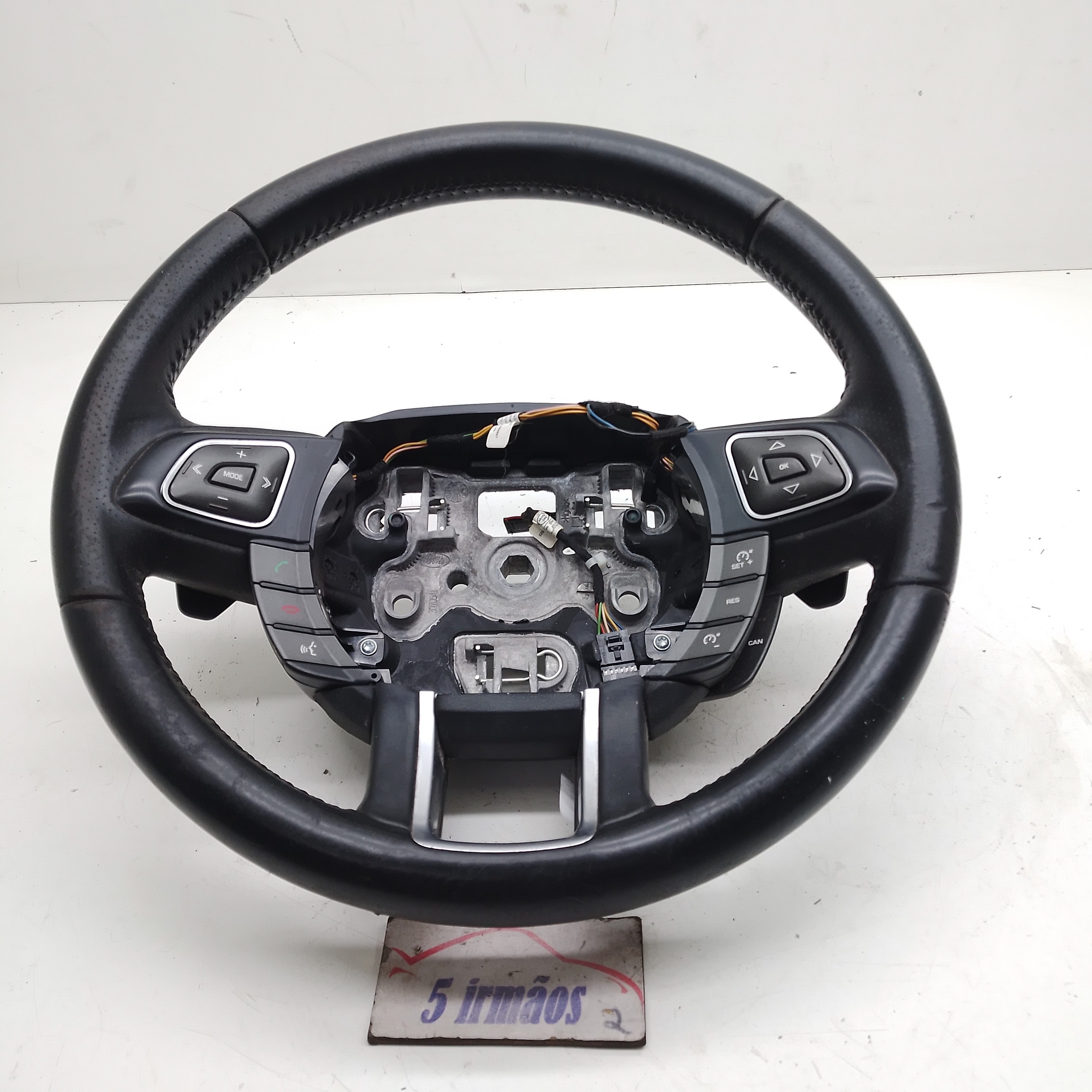 Volante Aro Direção Evoque 2.0 Turbo 2012 Nºbj3m3f563ke Preto
