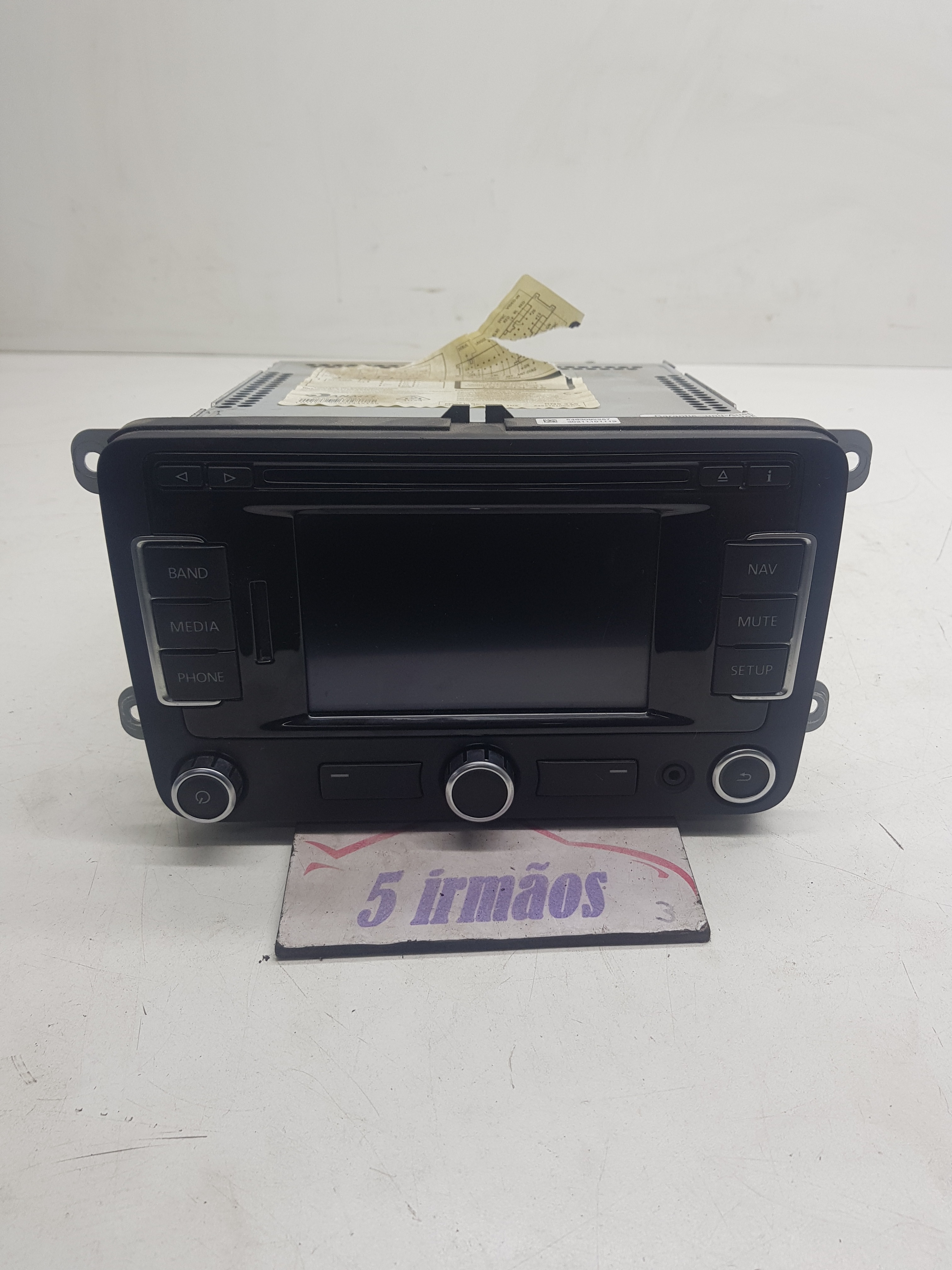 Rádio Multimídia Vw Jetta Tsi 2.0 2011 / 2012 Nº3c8035278a