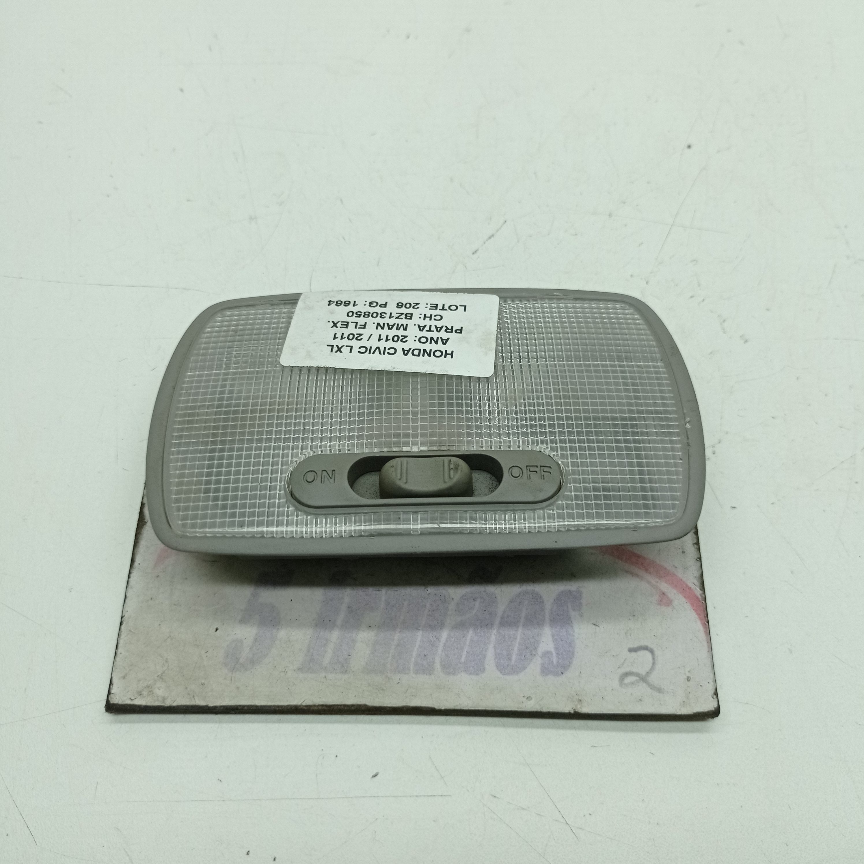 Luz Teto Cortesia Honda Civic 1.8 2007 À 2011
