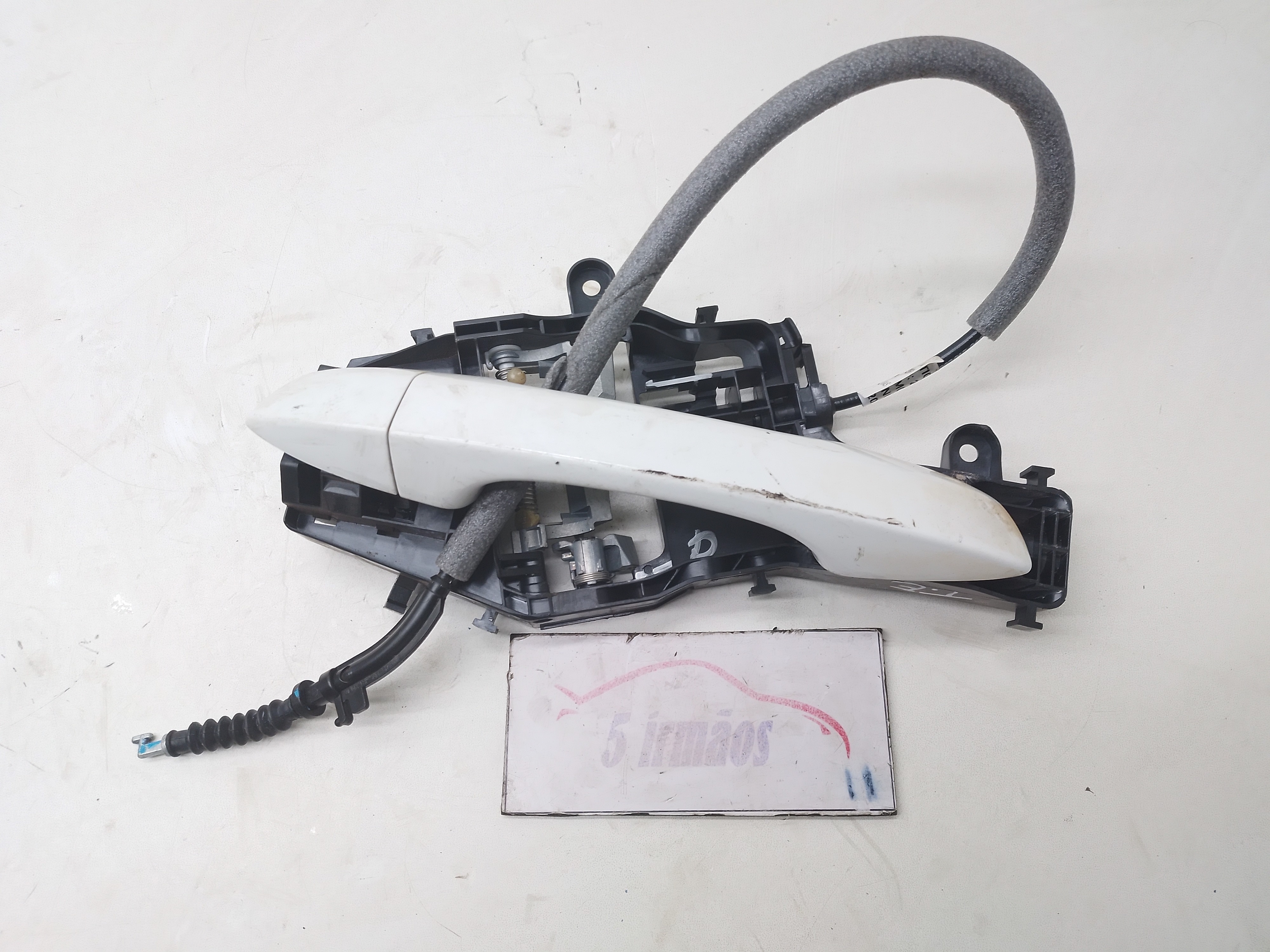 Maçaneta Externa Traseira Esquerda Vw Tiguan 2.0 2021 Branco Traseira