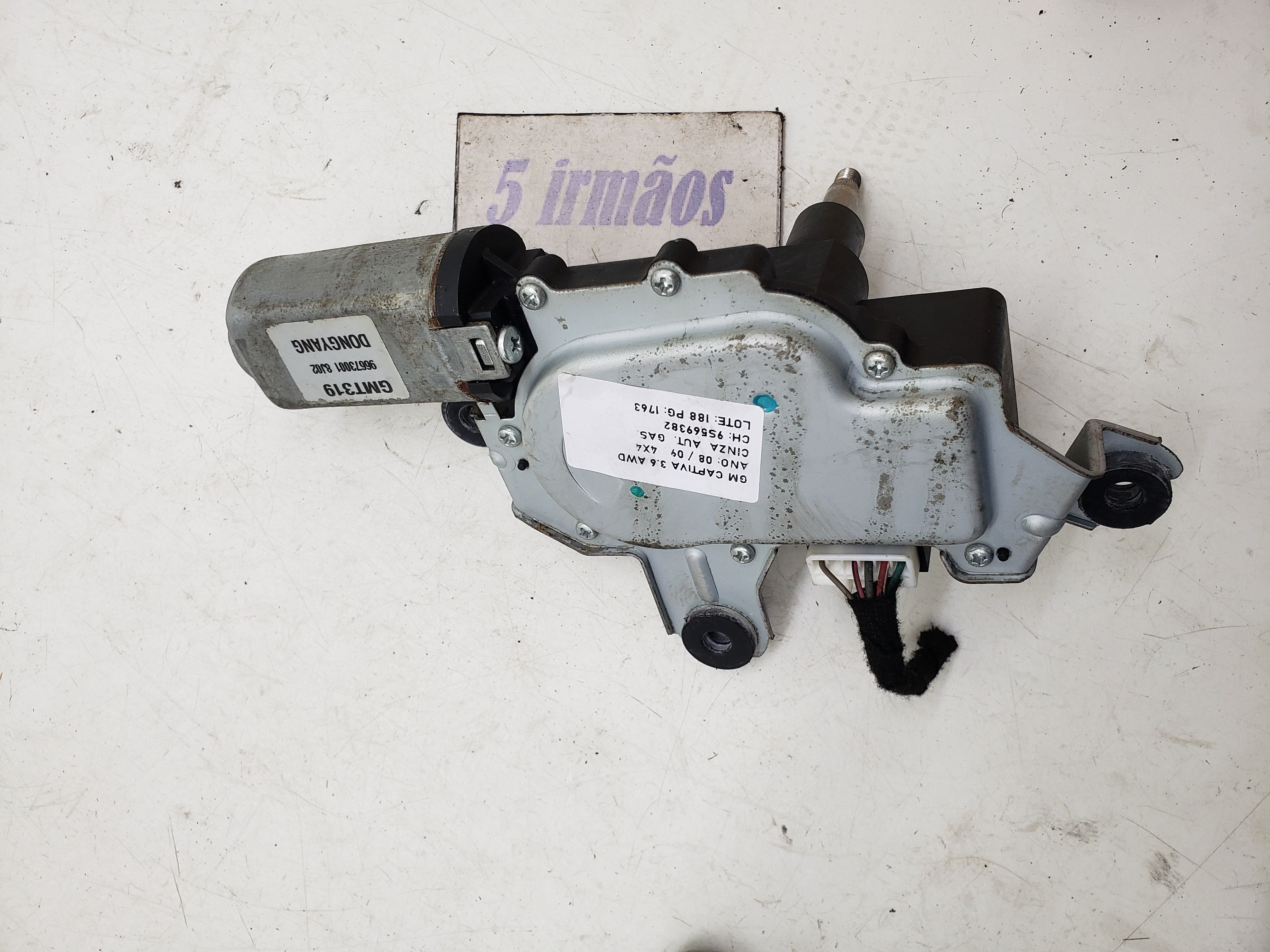 Motor Limpador Vigia Traseira Gm Captiva 3.6 2008 2009 2010