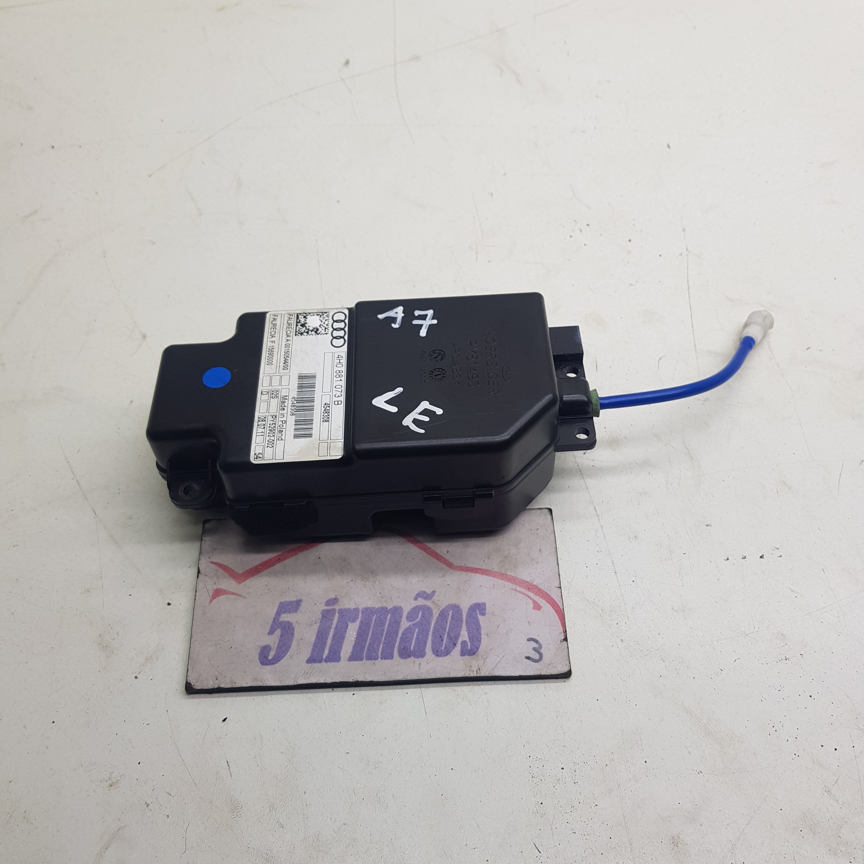 Módulo Banco Dianteiro Esquerdo Audi A7 3.0 2011 4h0881073b