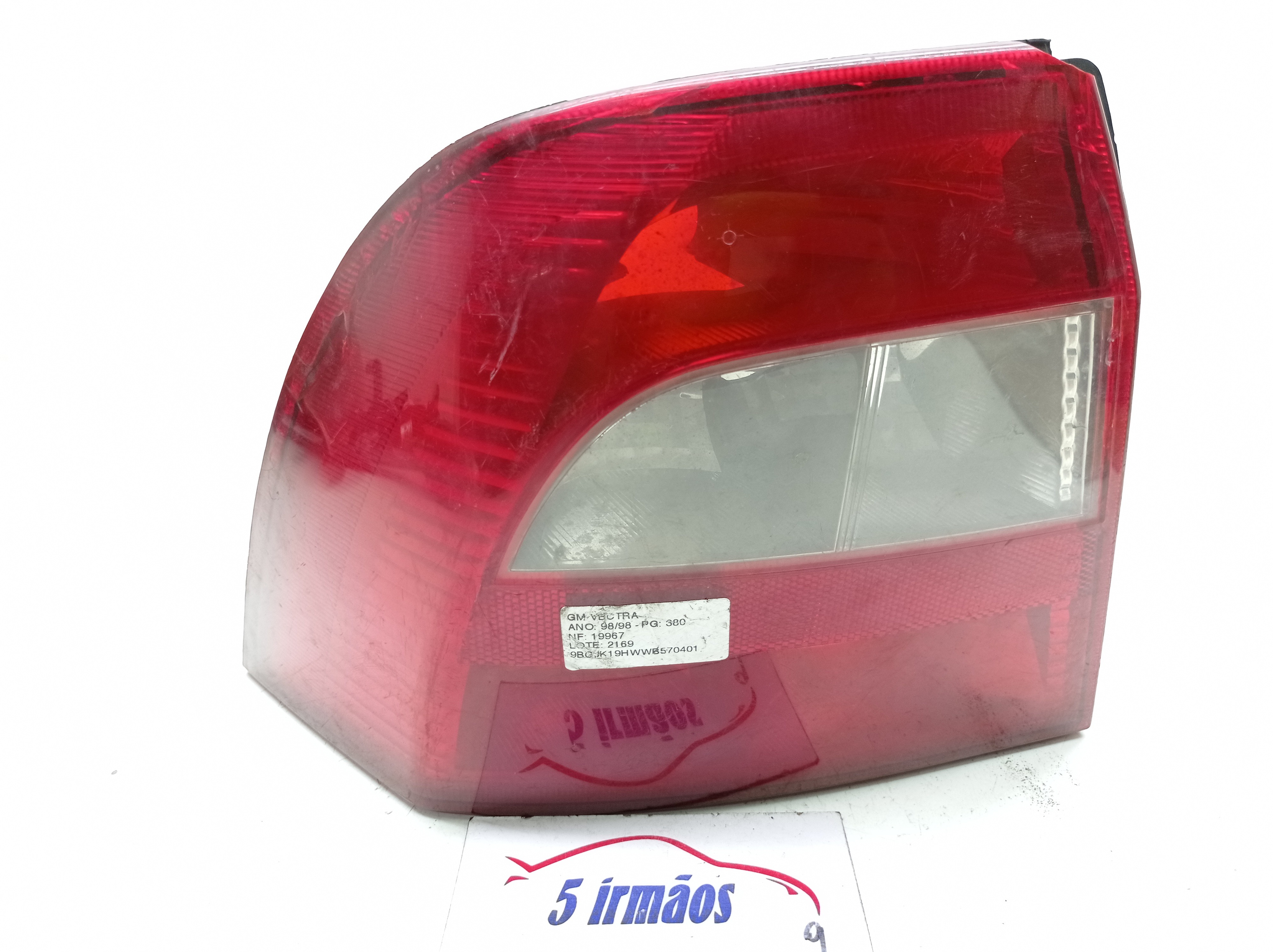 Lanterna Esquerda Gm Vectra 2.0 8v 1998 / 1999 Nº93322083 Esquerdo