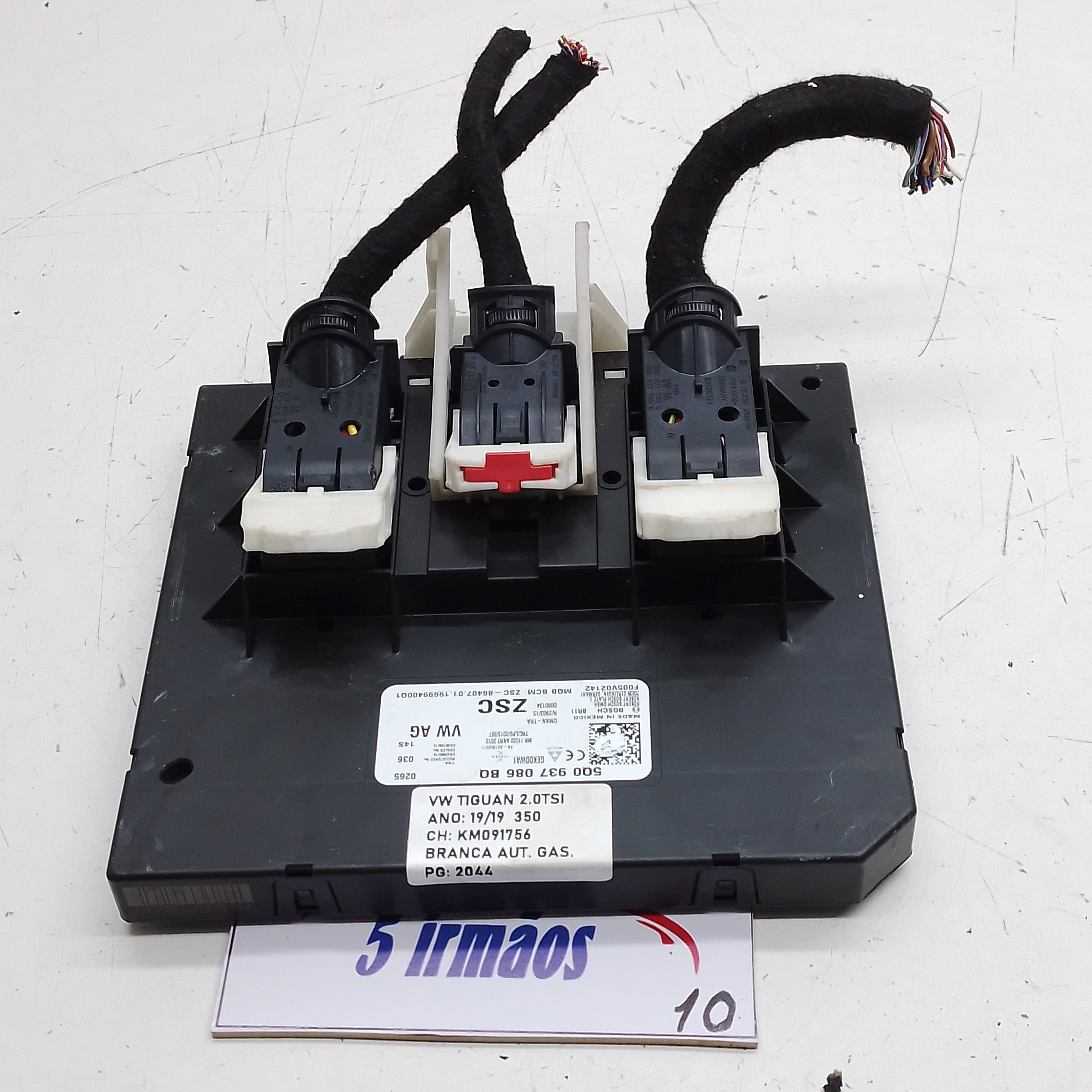 Módulo Conforto Bcm Vw Tiguan Tsi 350 2.0 2019 N5q0937086bq