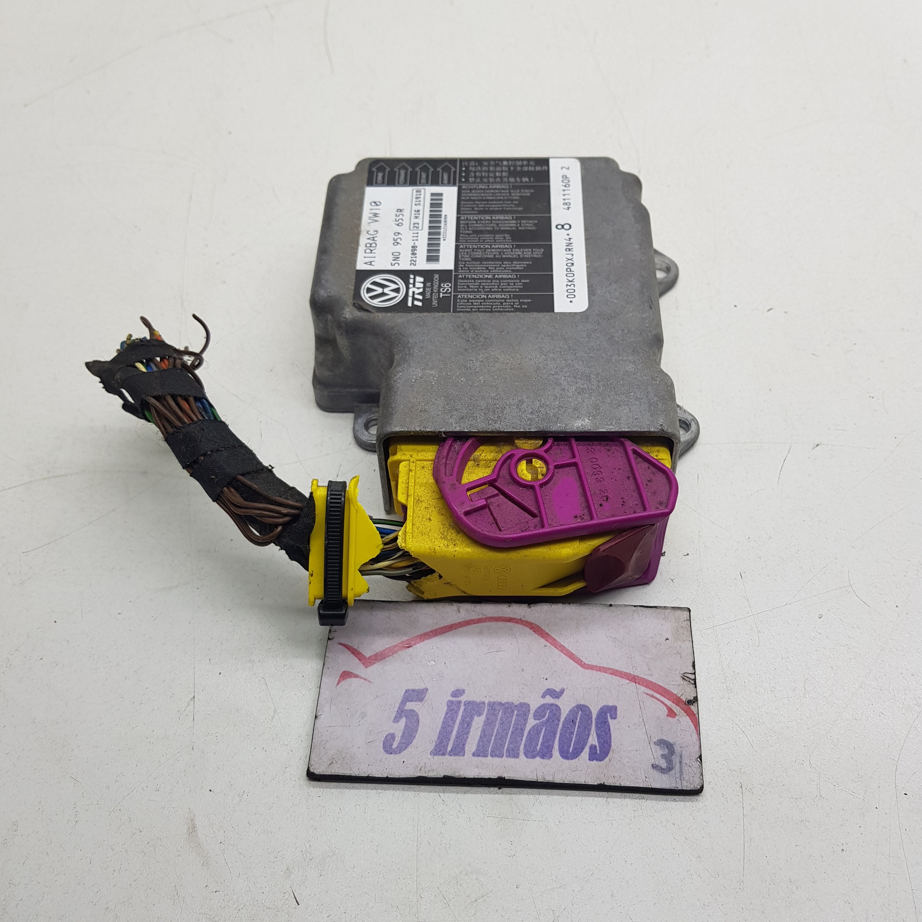 Módulo Airbagestouradovw Tiguan Tsi 2.0 2012 Nº5n0959655r
