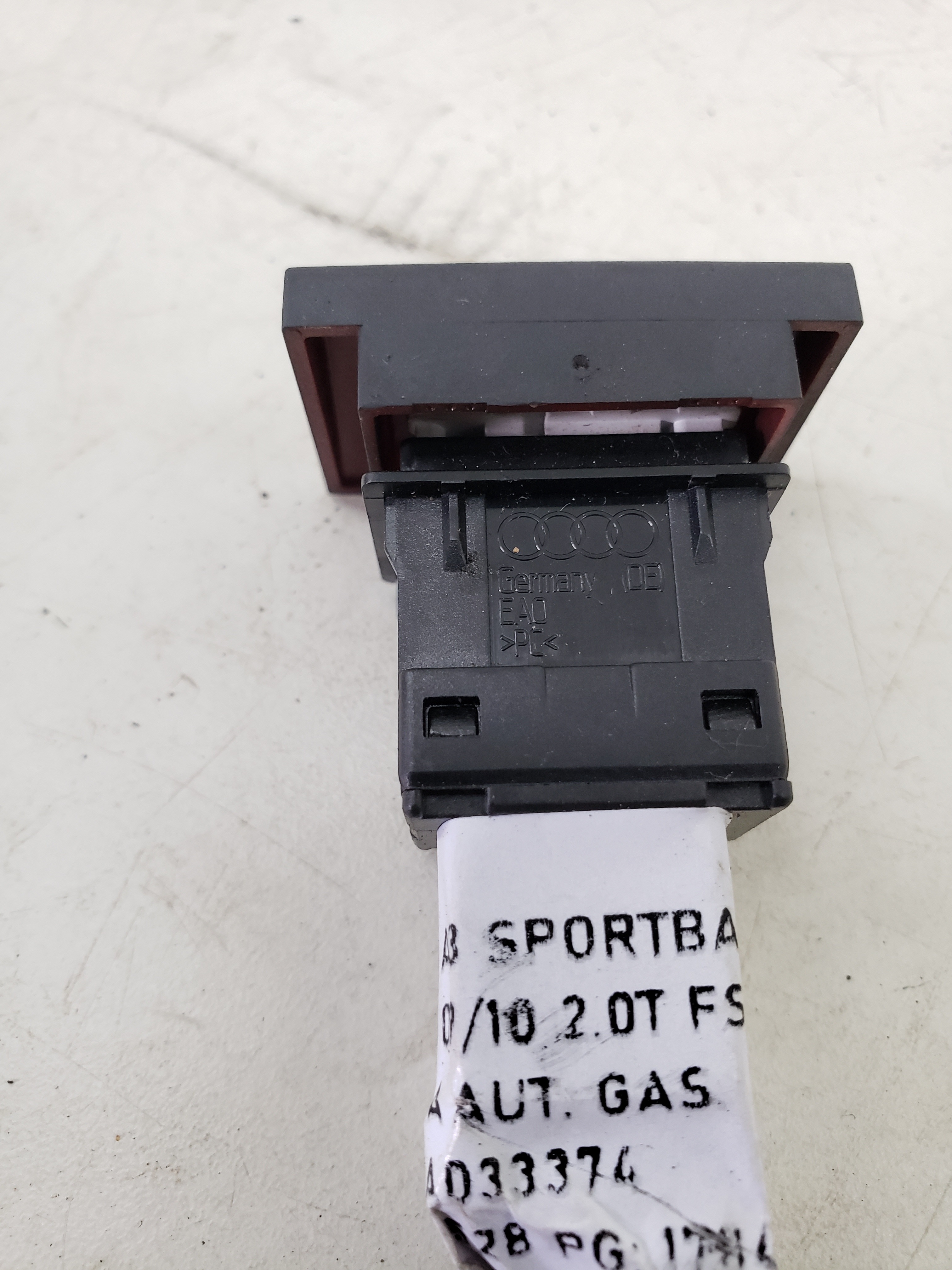 Botão Pisca Alerta Audi A3 2.0 2009 2010 N8p0941509d