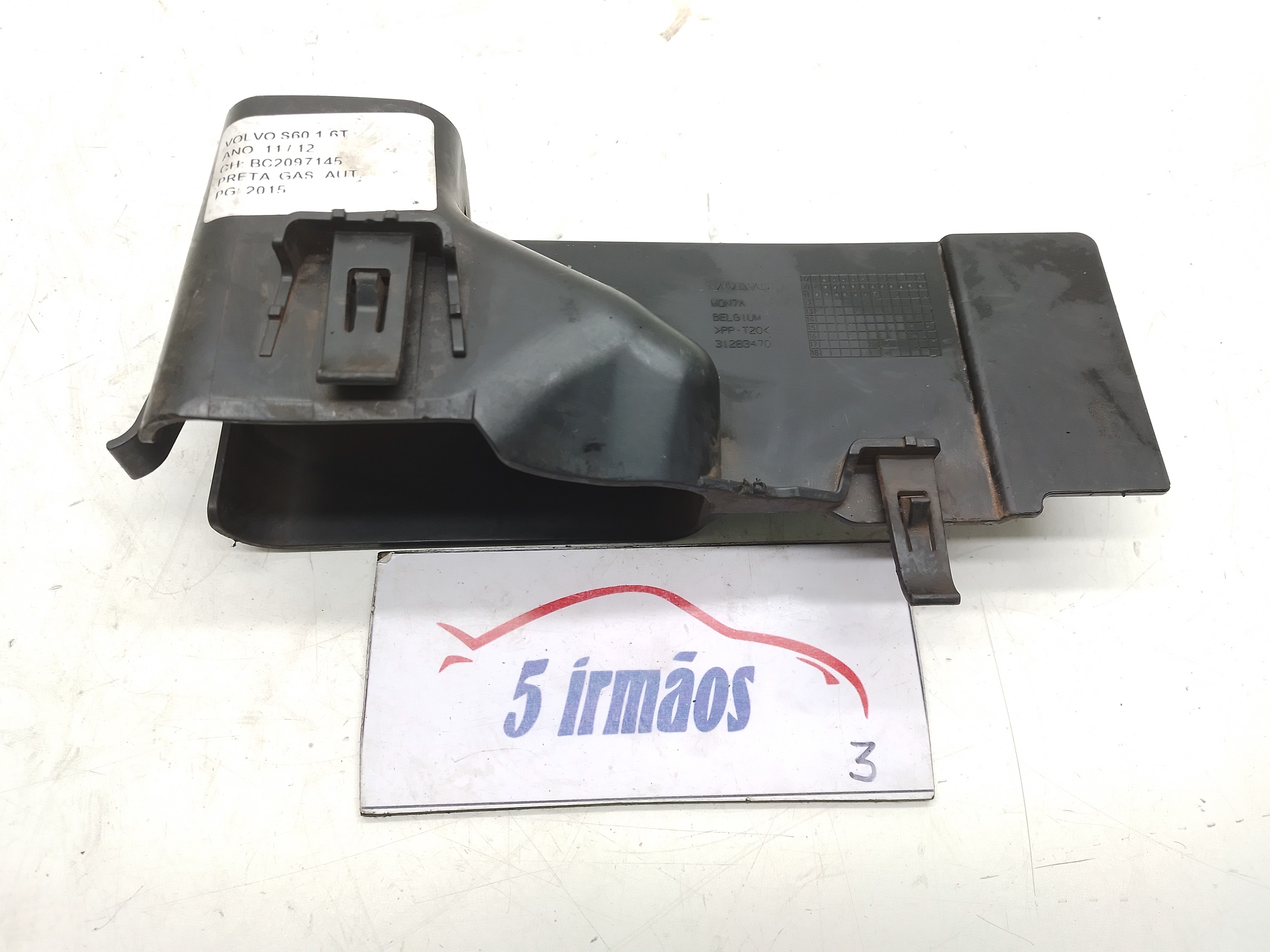 Entrada Duto Ar Volvo S60 1.6 2011 / 2012 Nº31283470