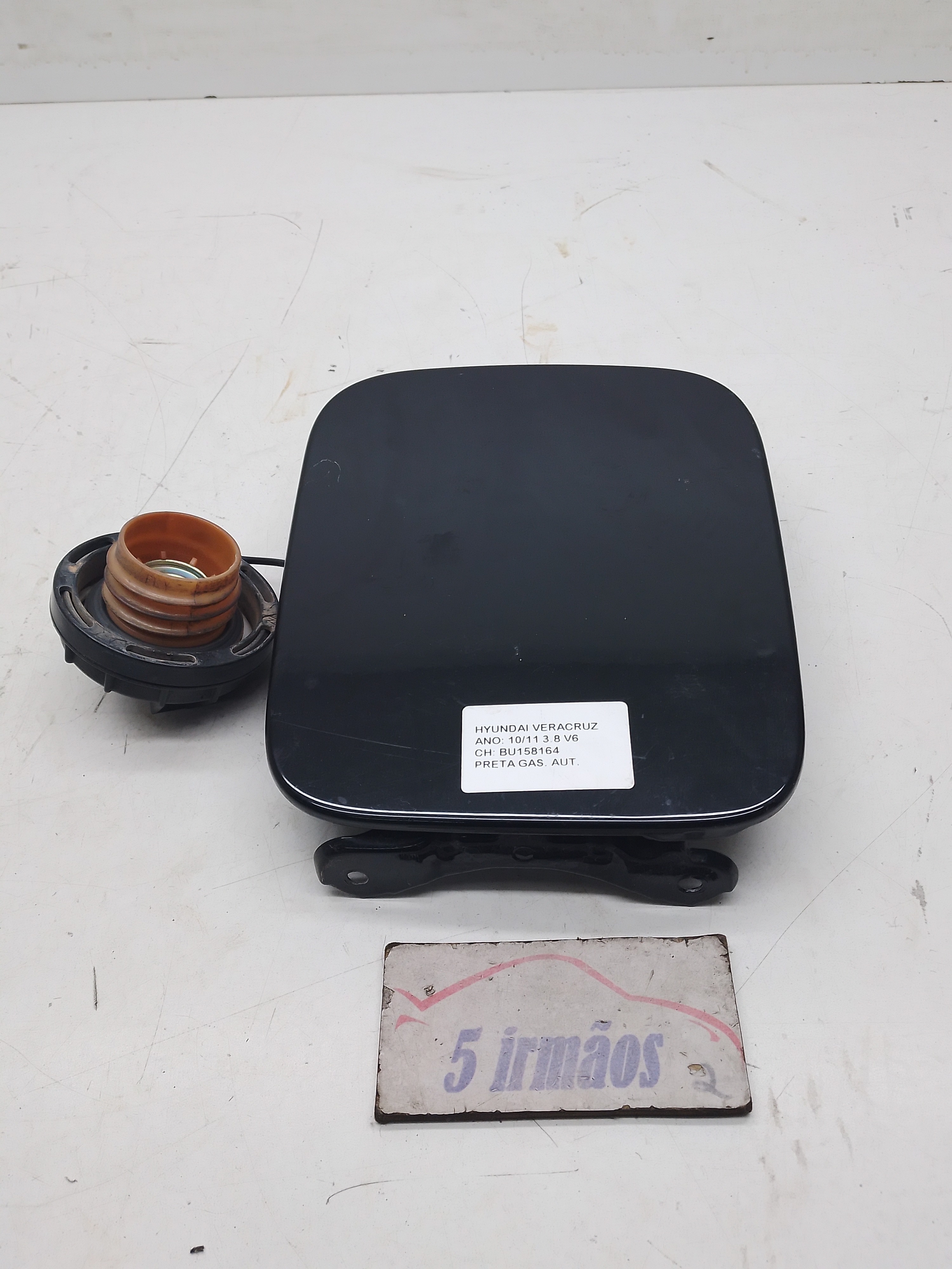 Portinhola Tanque Combustível Hyundai Veracruz 3.8 V6 2010 Preto 2011