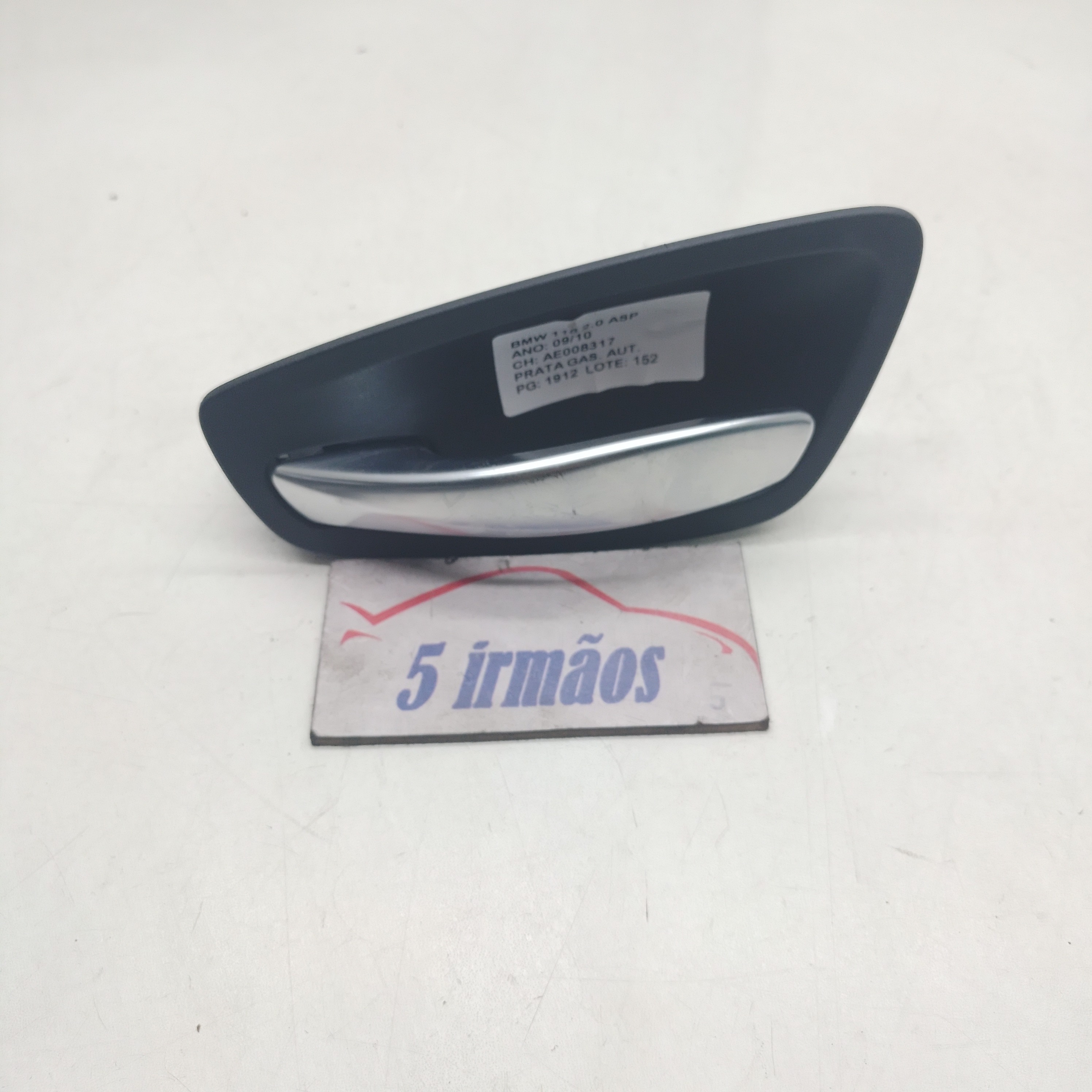 Maçaneta Interna Traseira Esquerda Bmw 118 2.0 Asp 2009 2010 Preto