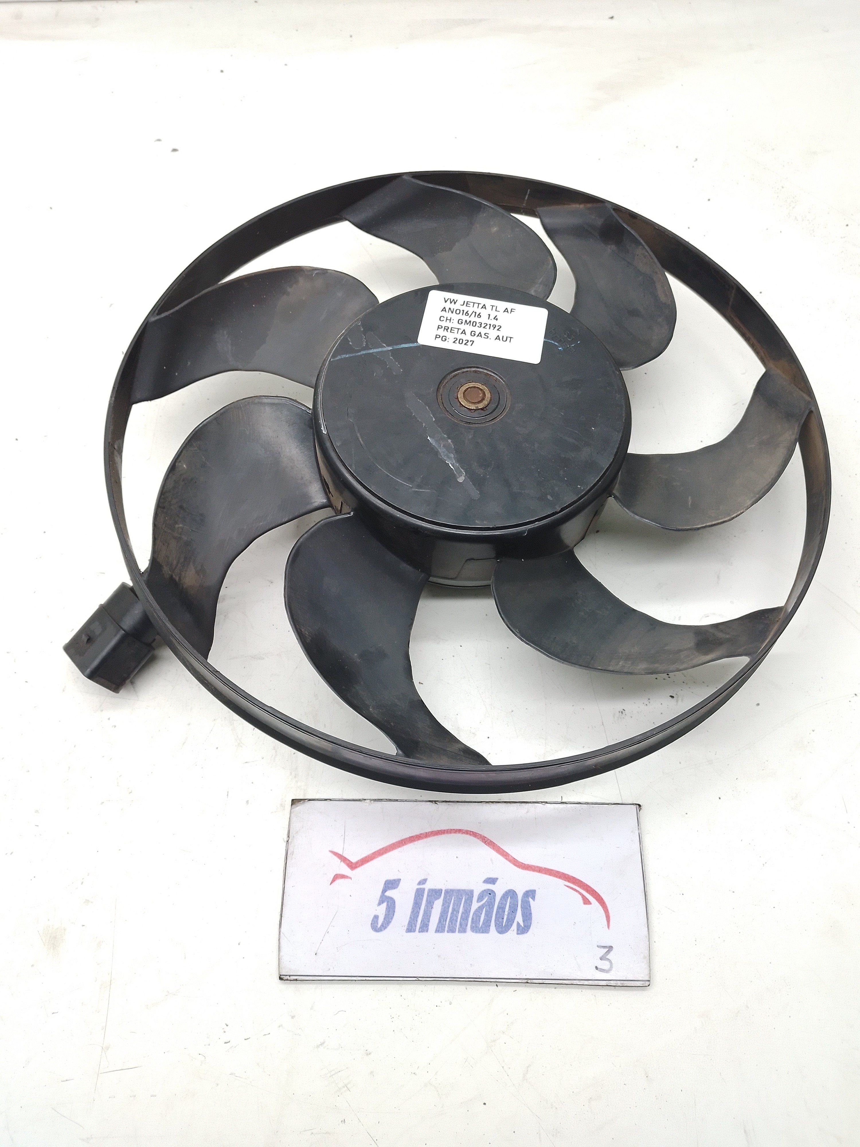 Ventoinha Menor Radiador Vw Jetta Tsi 1.4 2015 / 2016