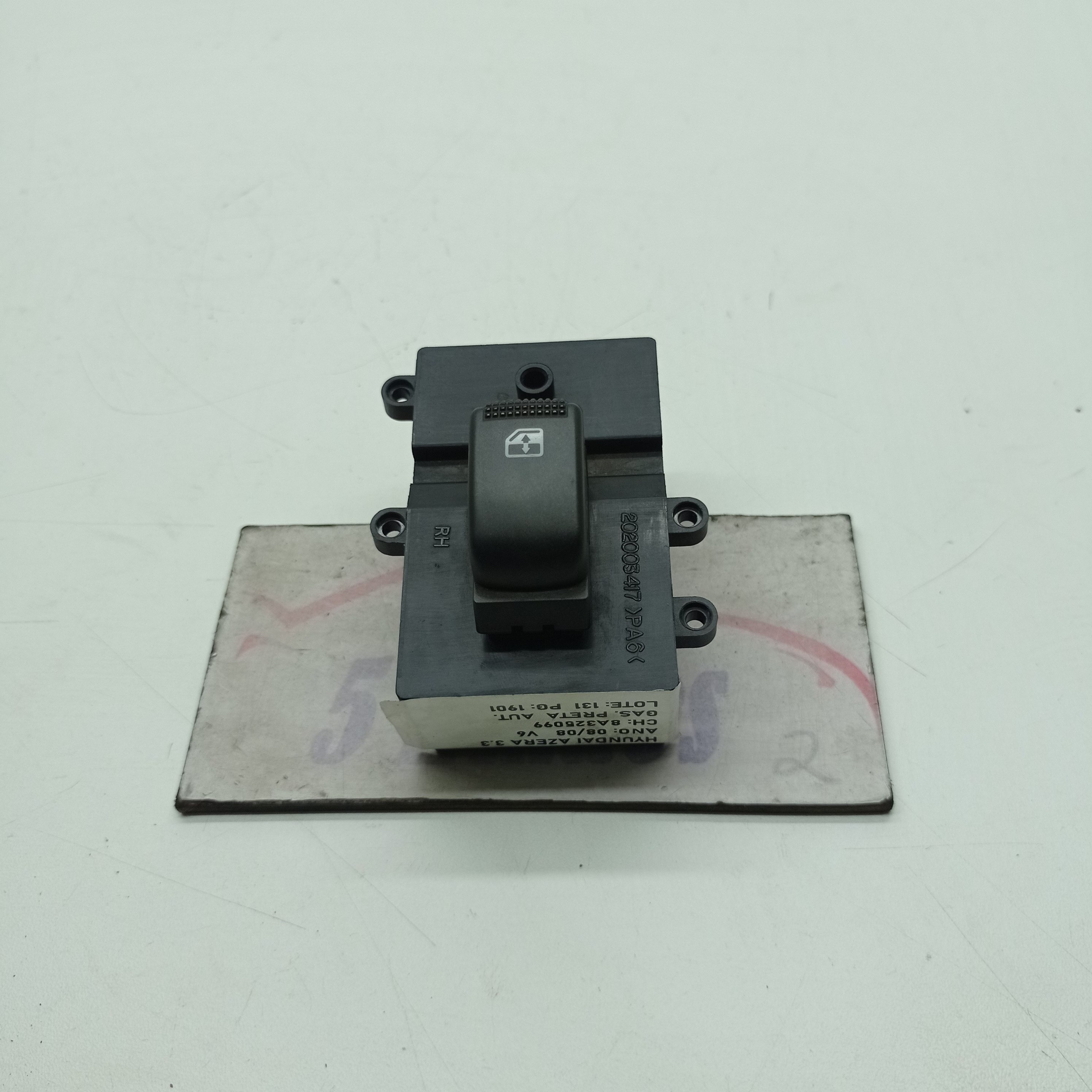 Comando Vidro Traseiro Direito Hyundai Azera 3.3 V6 2008