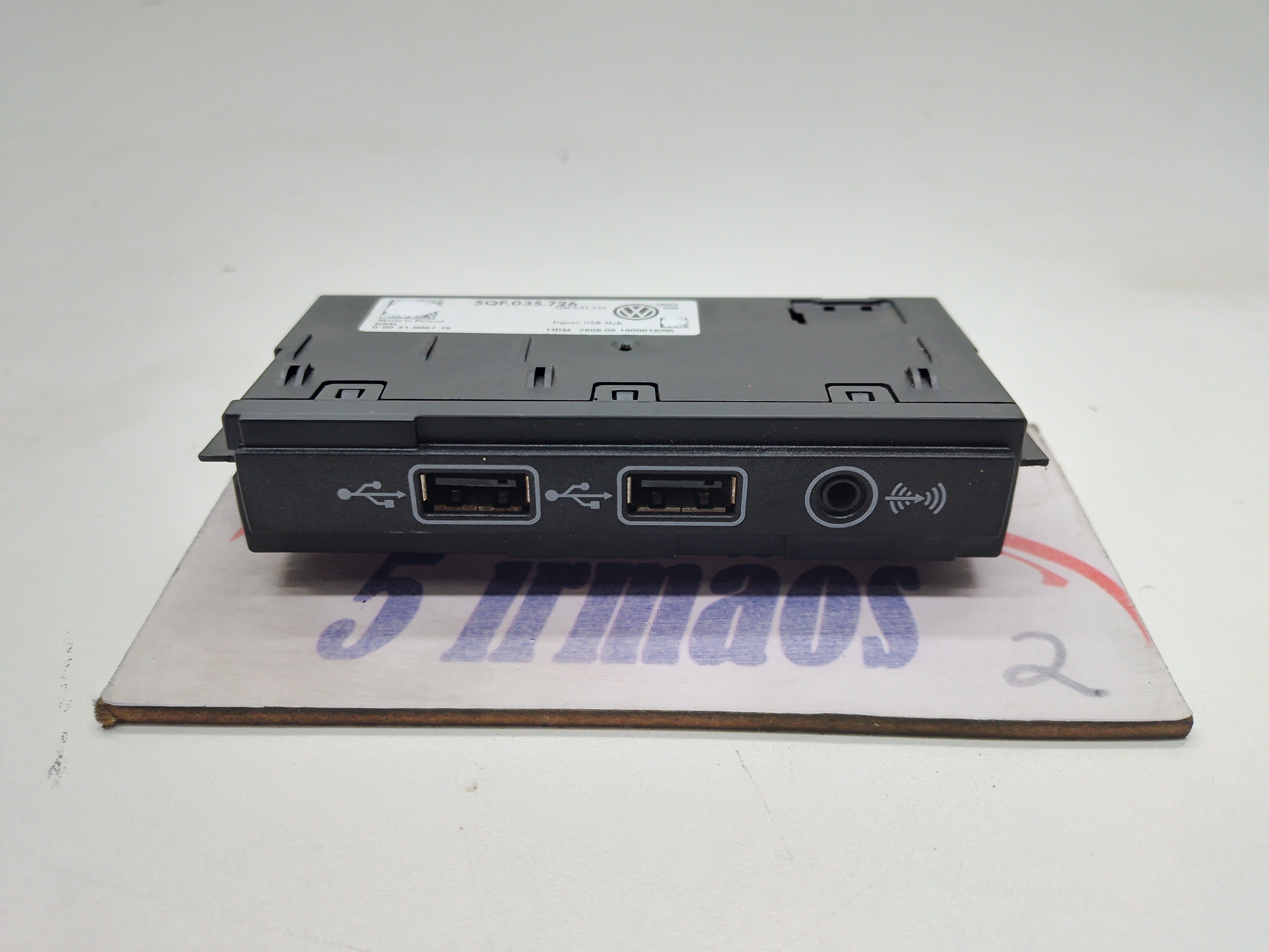 Entrada Usb Auxiliar Vw Tiguan 250 Tsi 1.4 2020 N5qf035726
