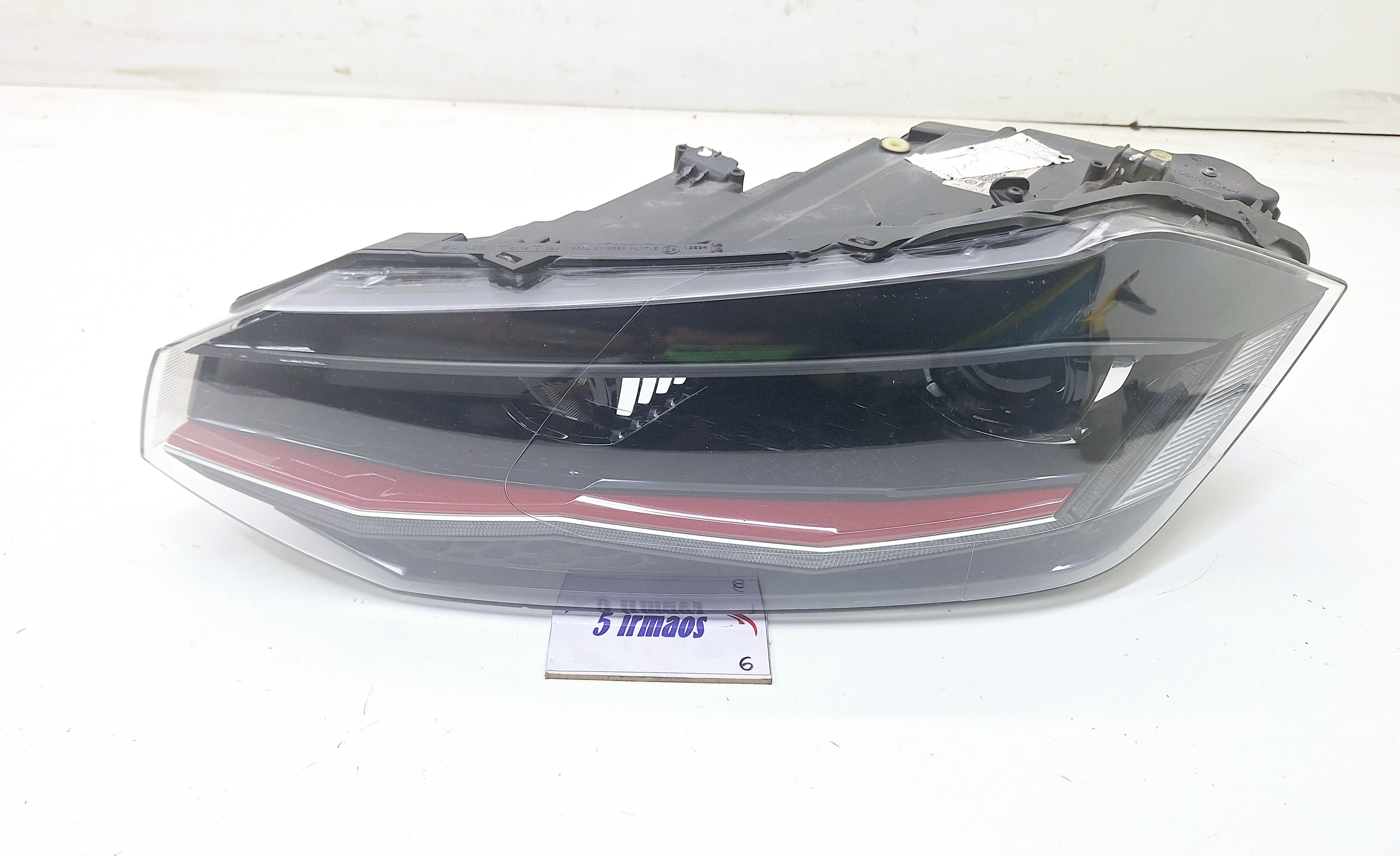 Farol Esquerdo Led Vw Polo Gts 1.4 2019/ 2020 Esquerdo