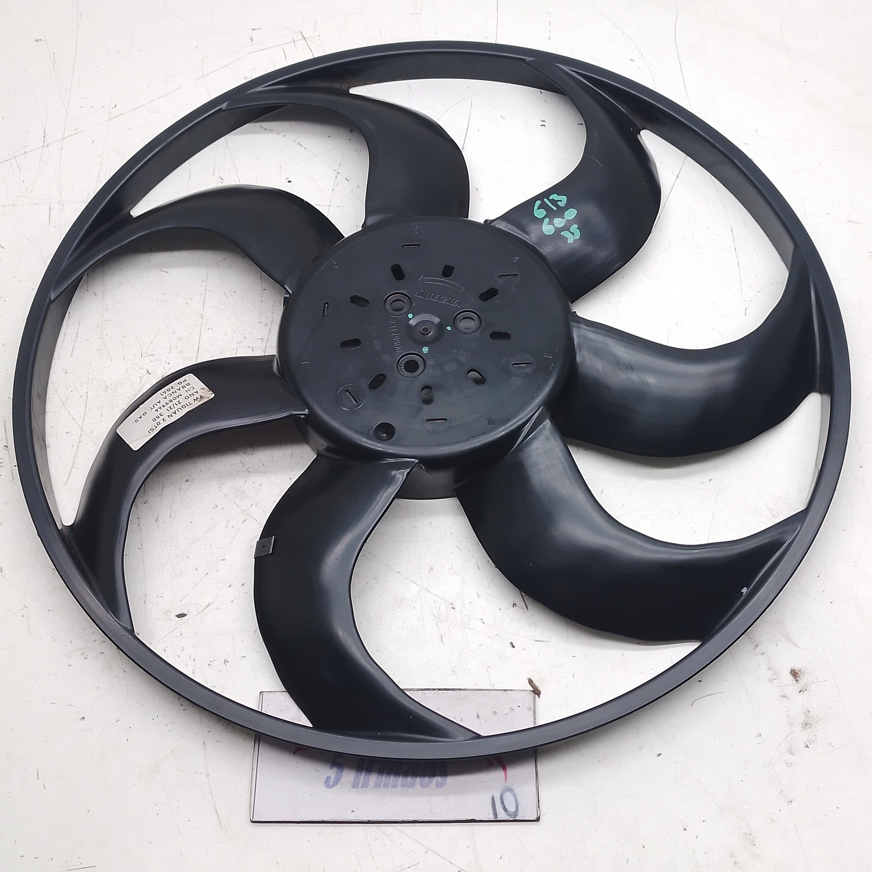 Hélice Ventoinha Radiador Vw Tiguan Tsi 350 2021 N23179900