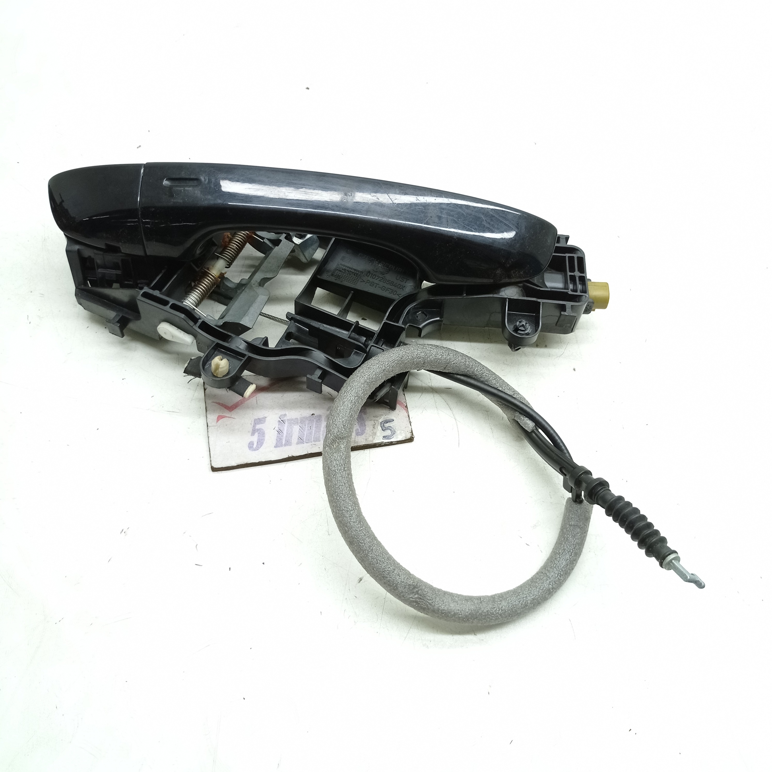 Maçaneta Externa Traseira Direita Vw Passat 2.0 Turbo 2018 Preto Traseira