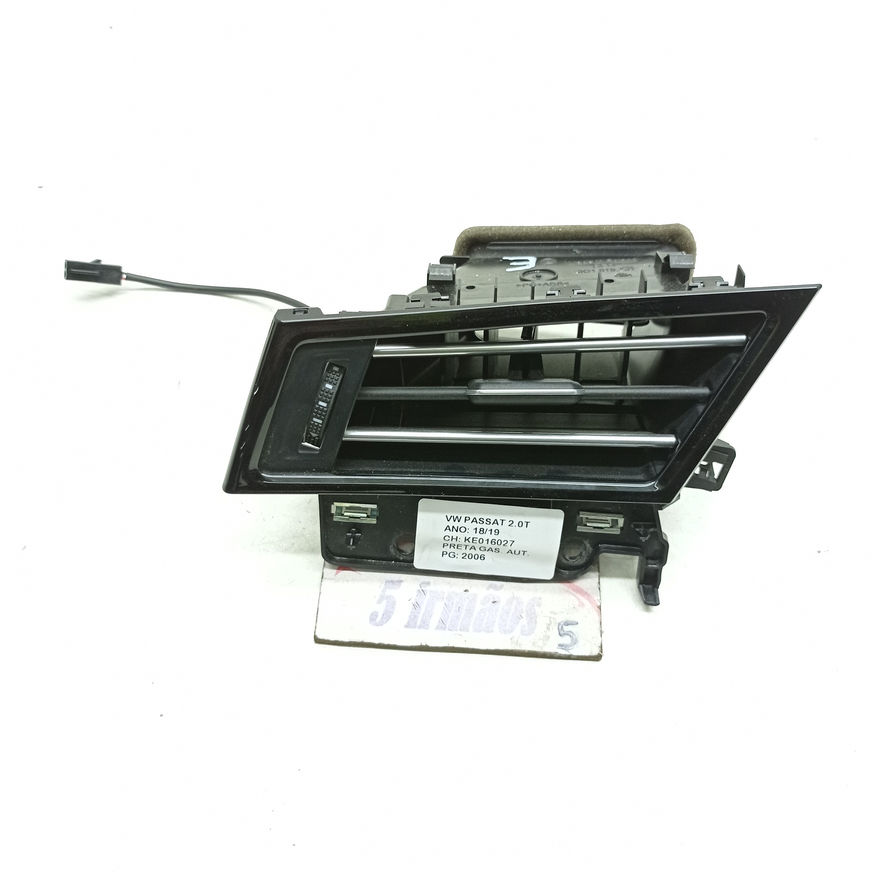 Difusor Ar Esquerdo Vw Passat 2.0 Turbo 2018 Nº3g1819701