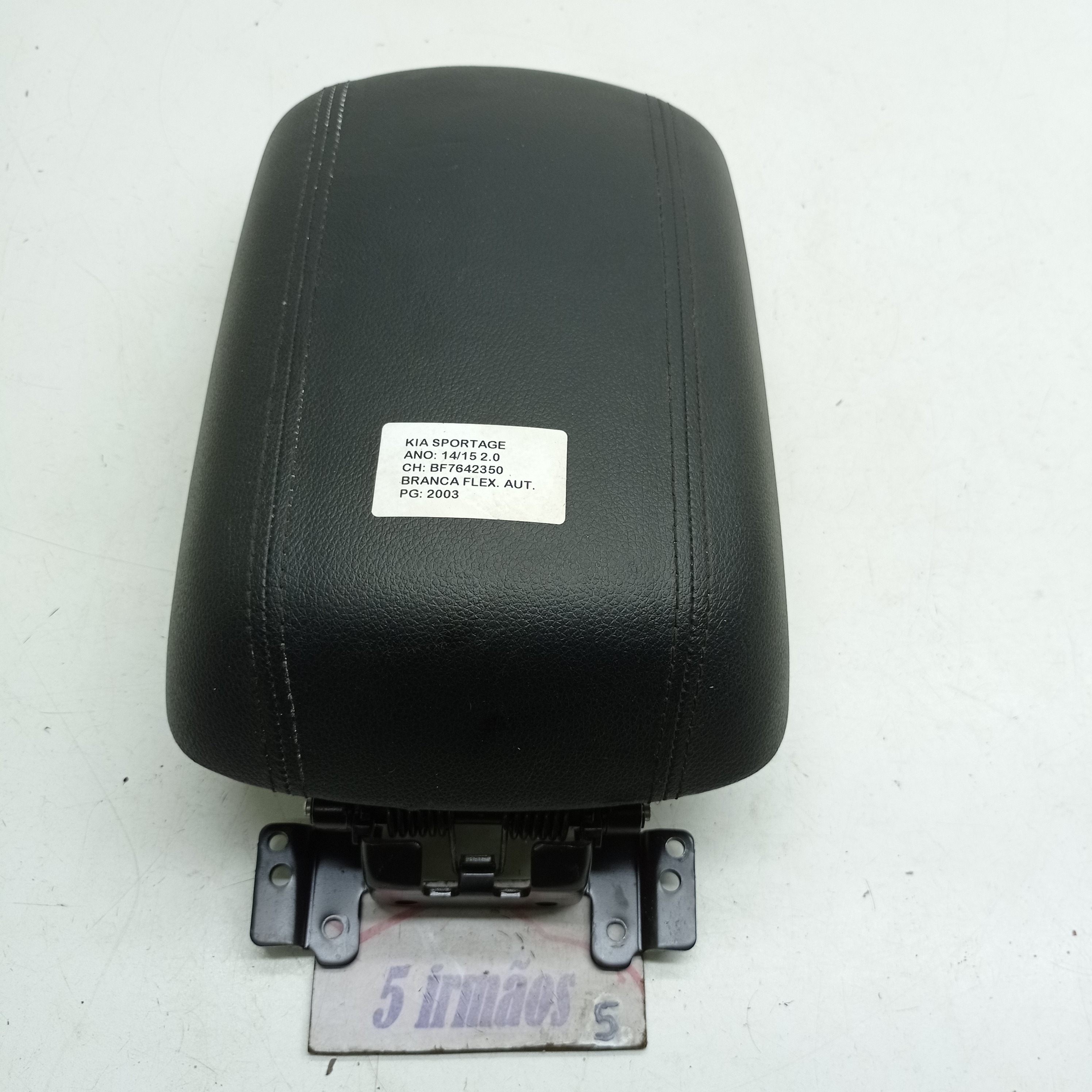 Apoio Braço Console Central Kia Sportage 2.0 Flex 2014 2015 Preto