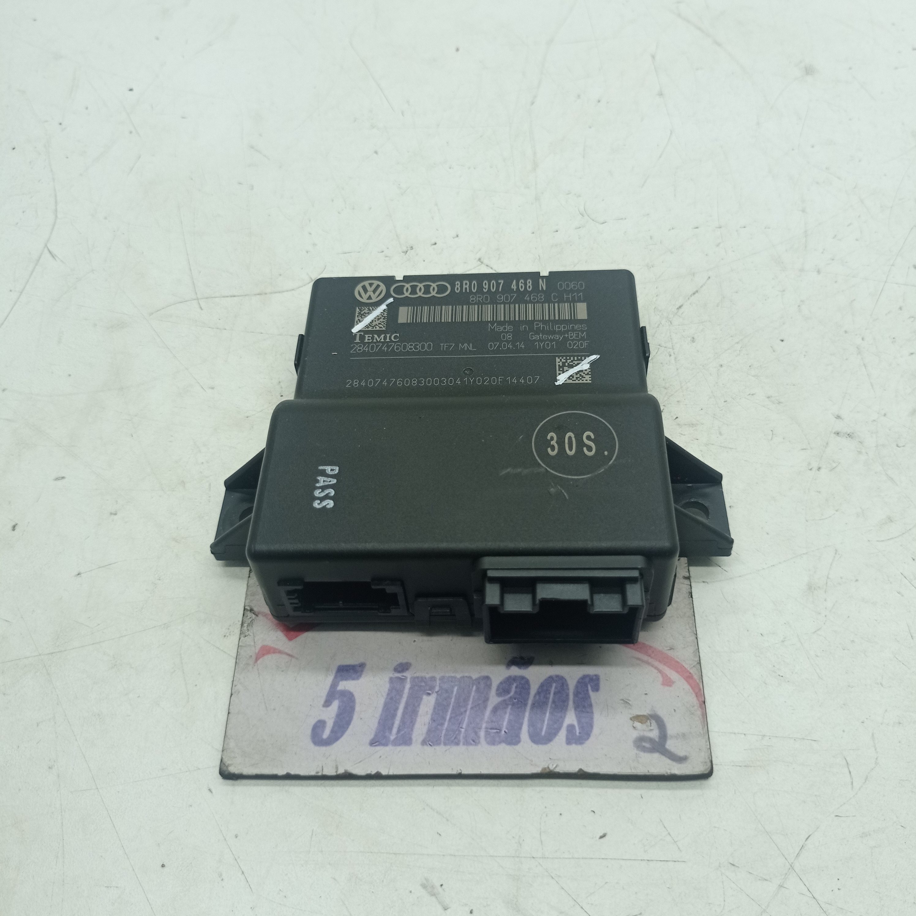 Módulo Gateway Audi S5 Tfsi 3.0 2013 / 2014 Nº8r0907468n